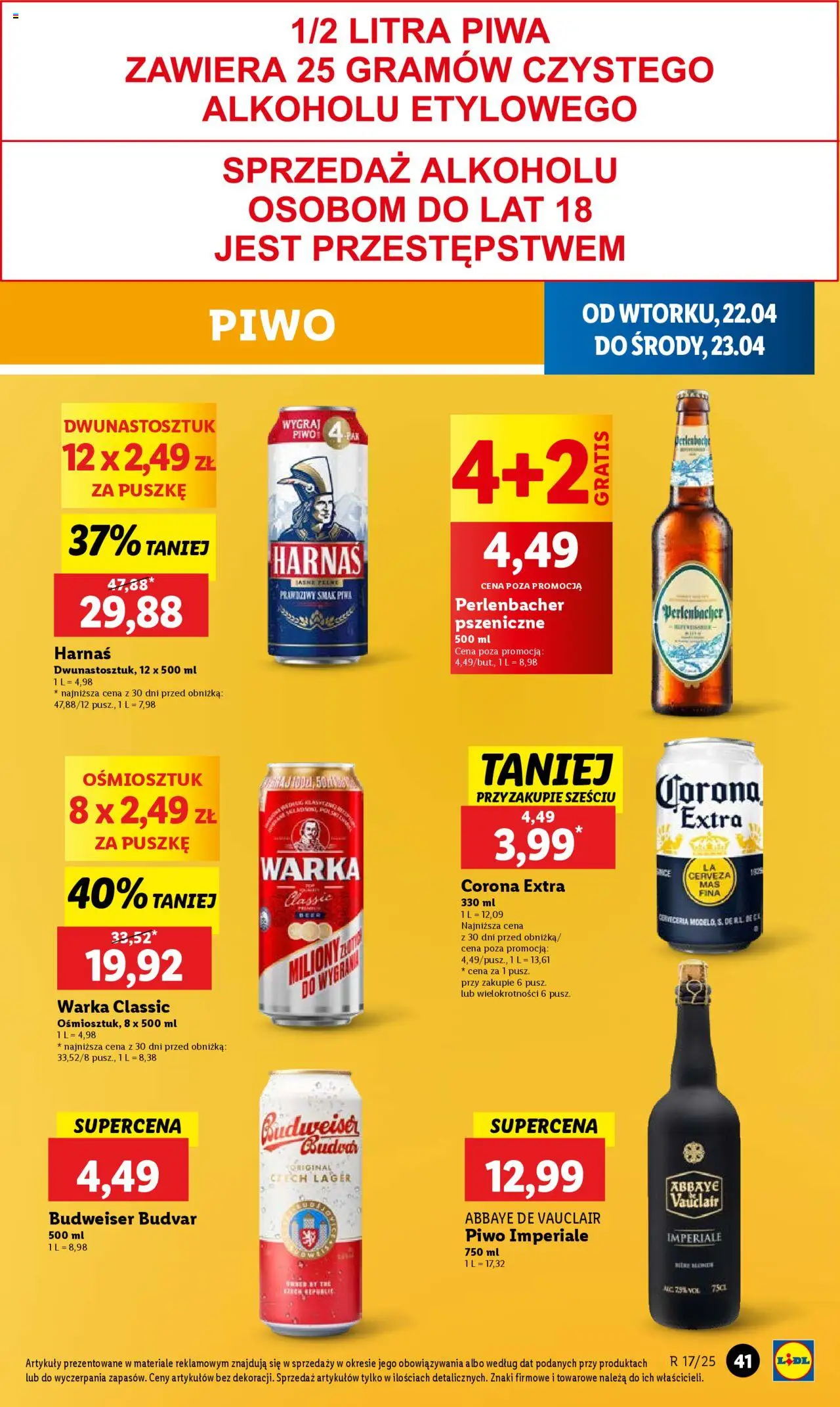 LIDL gazetka ważna od 22.04.2025 do 23.04.2025 strona 41