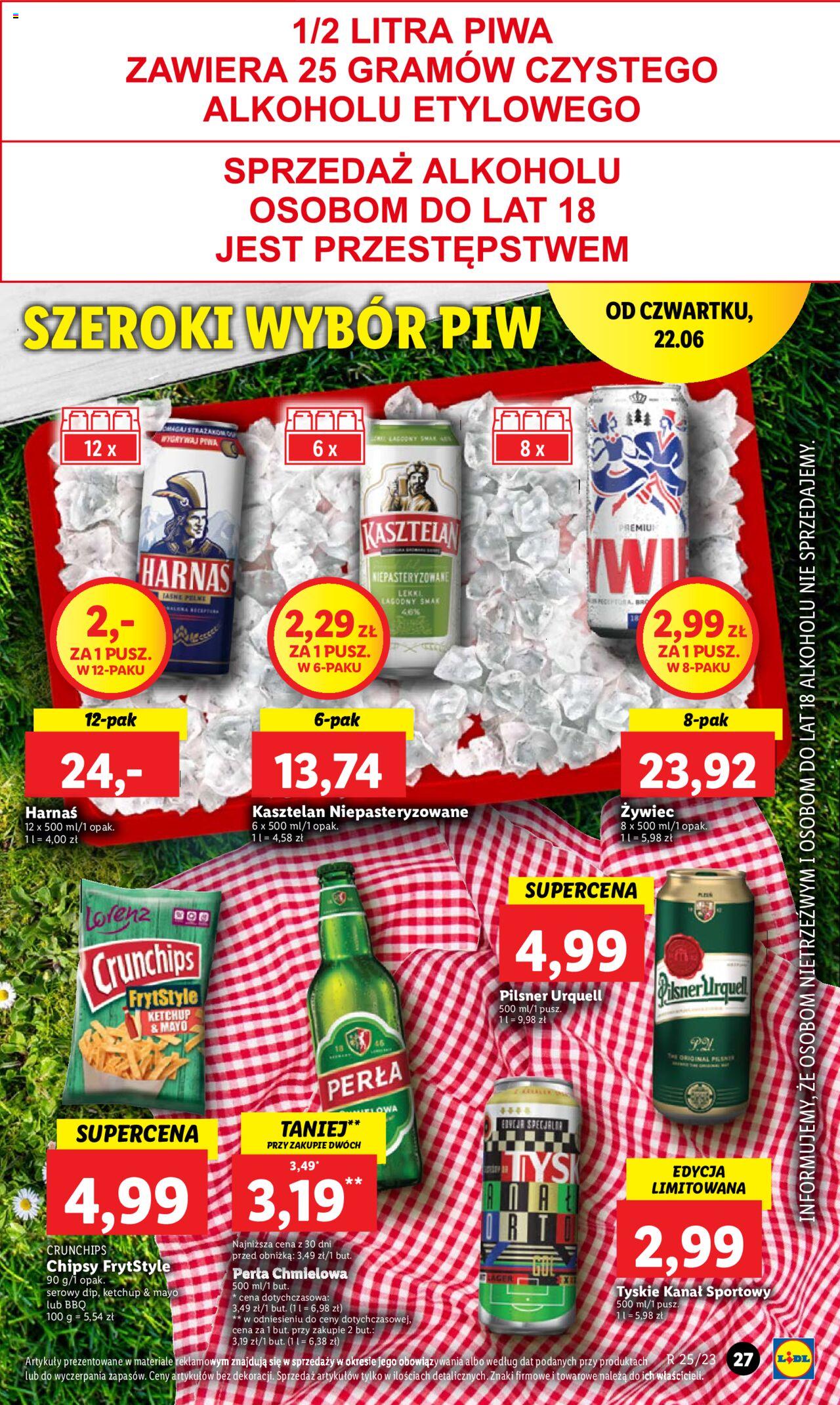 LIDL gazetka ważna od 22.06.2023 do 25.06.2023 strona 33