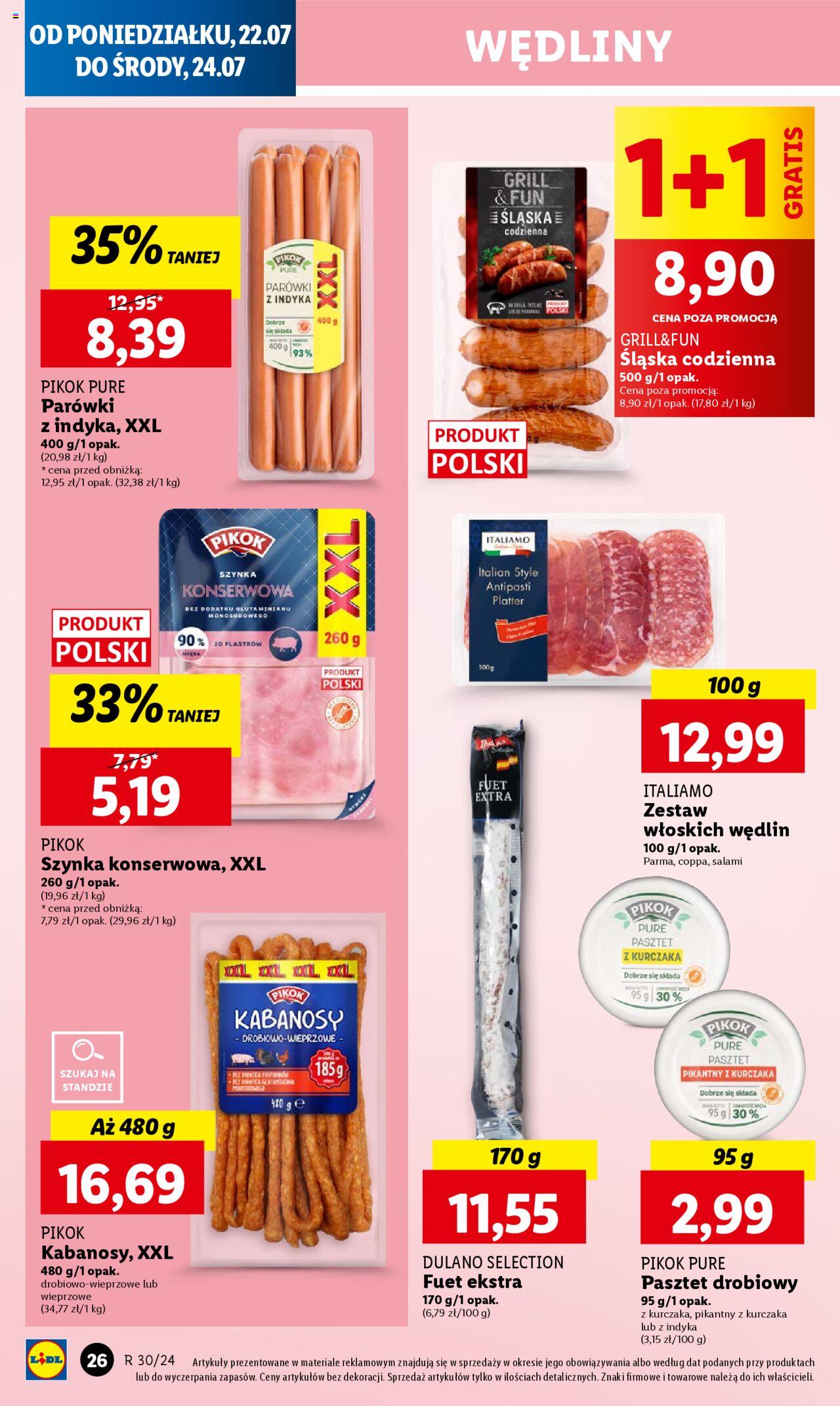LIDL gazetka ważna od 22.07.2024 do 24.07.2024 strona 26