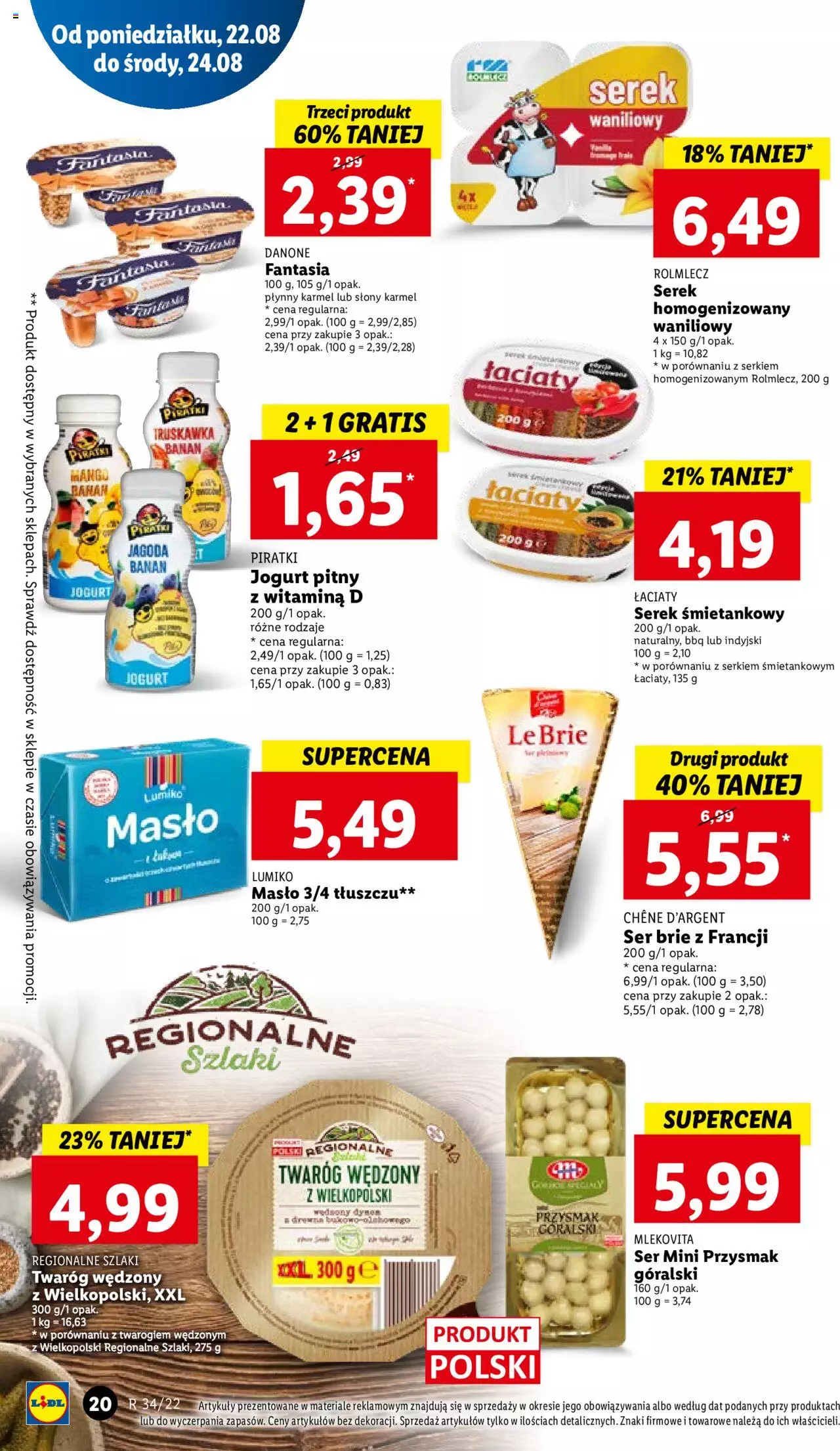 Lidl gazetka ważna od 22.08.2022 do 24.08.2022 strona 22