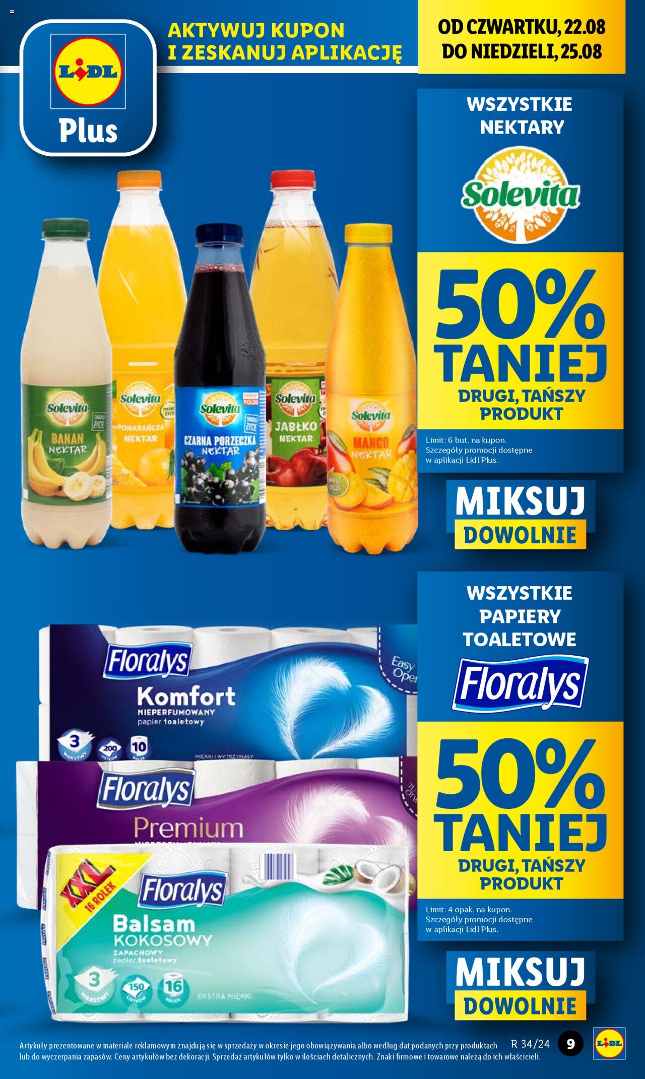 LIDL gazetka ważna od 22.08.2024 do 25.08.2024 strona 9