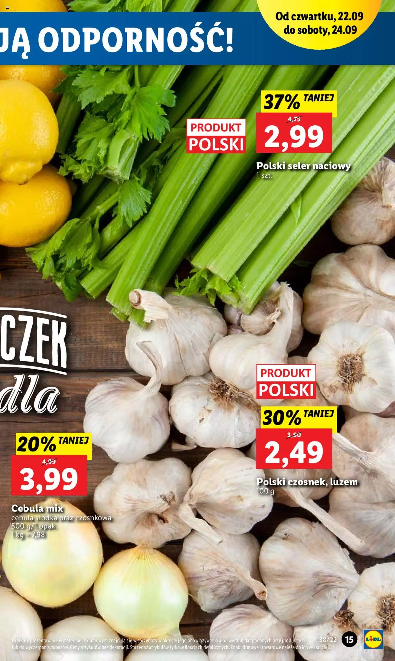 Lidl gazetka ważna od 22.09.2022 do 24.09.2022 strona 15