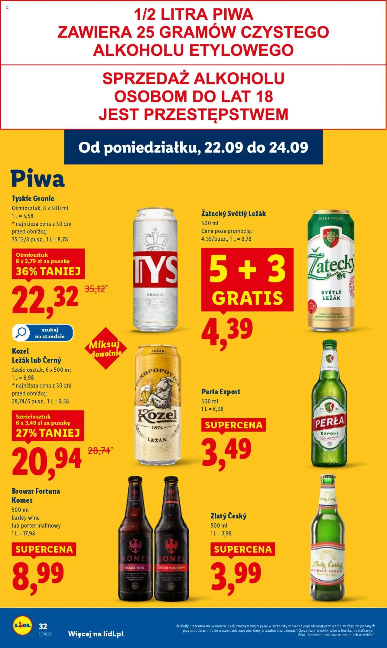 LIDL gazetka ważna od 22.09.2025 do 24.09.2025 strona 40