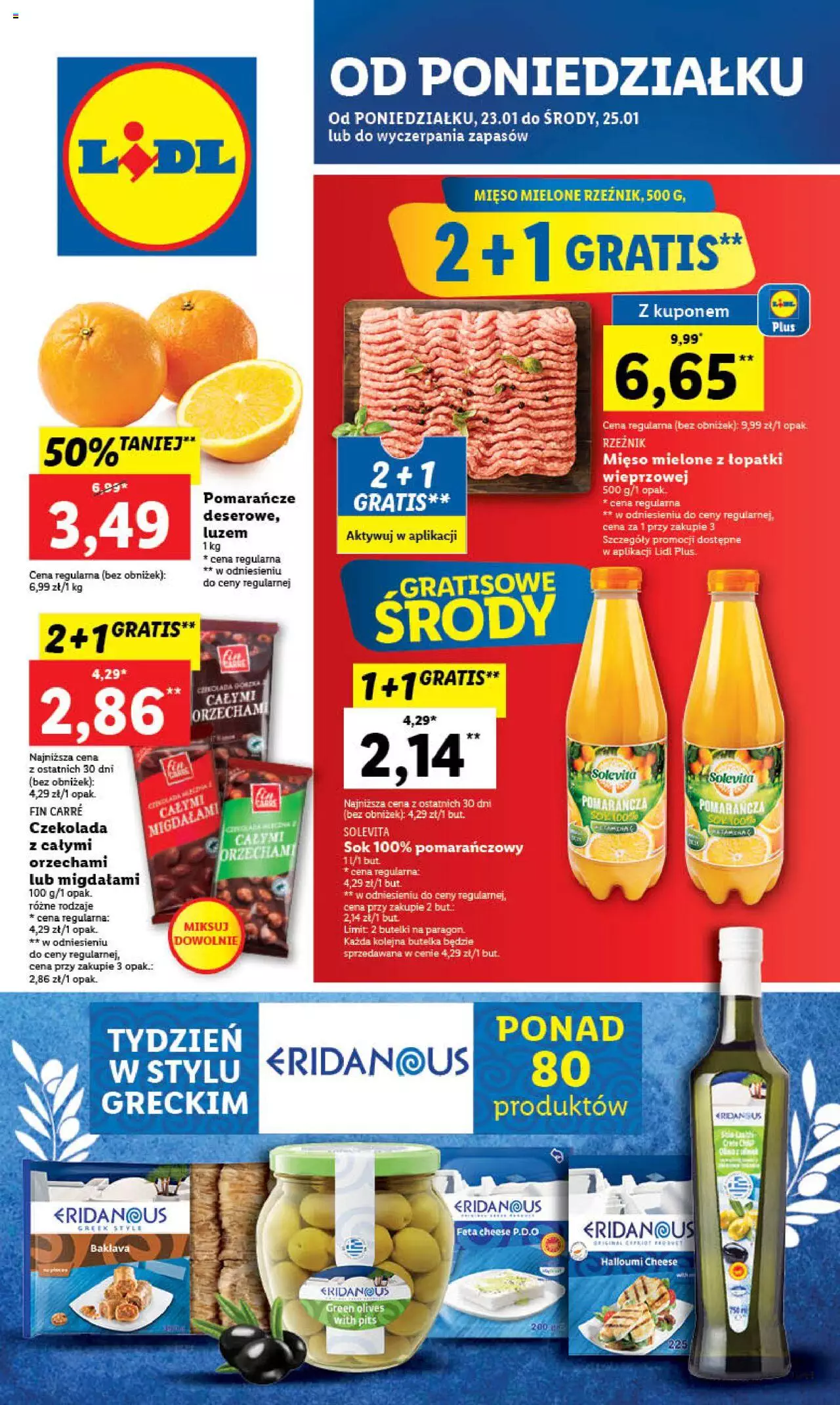 Lidl gazetka ważna od 23.01.2023 do 25.01.2023 strona 1