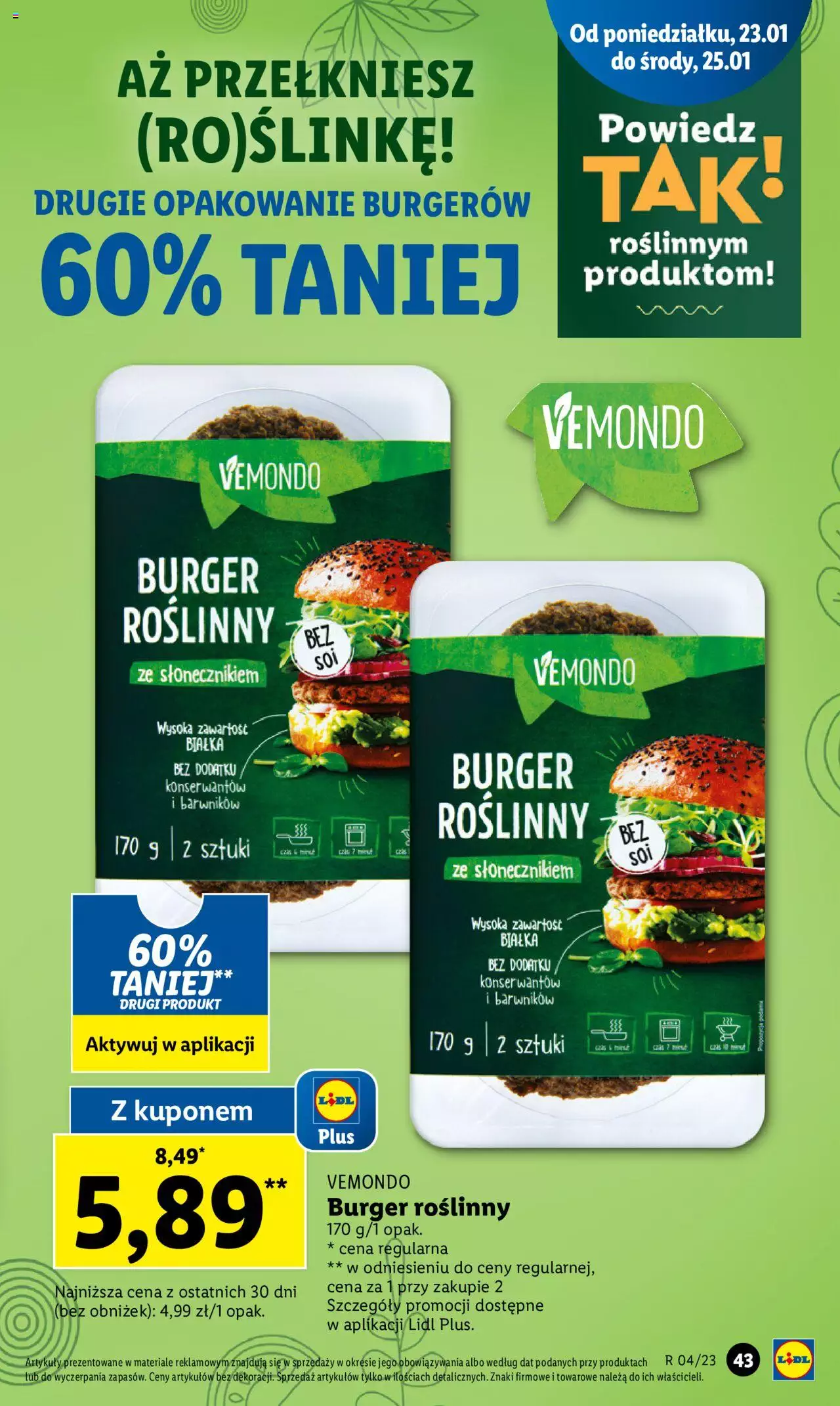 Lidl gazetka ważna od 23.01.2023 do 25.01.2023 strona 45