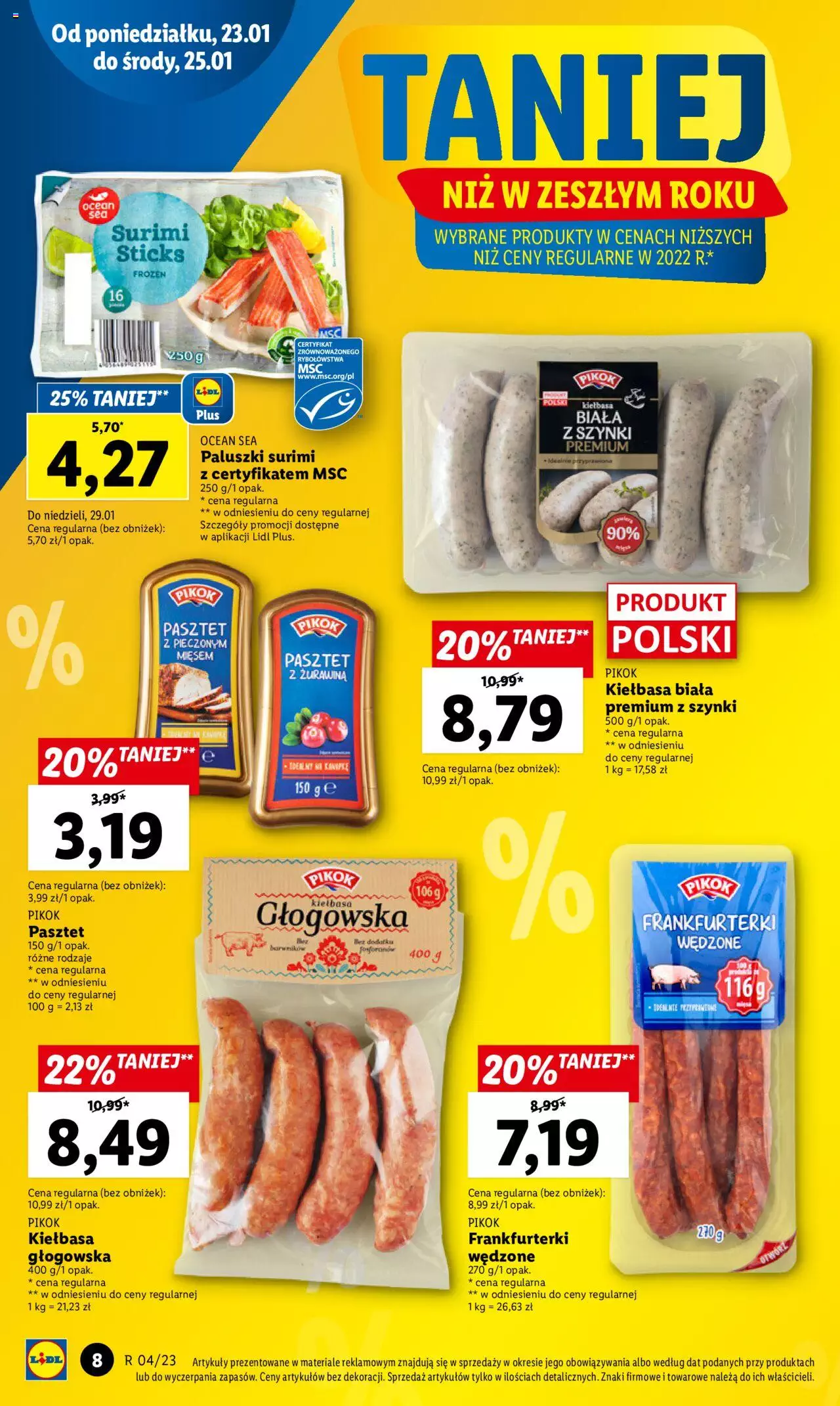 Lidl gazetka ważna od 23.01.2023 do 25.01.2023 strona 8