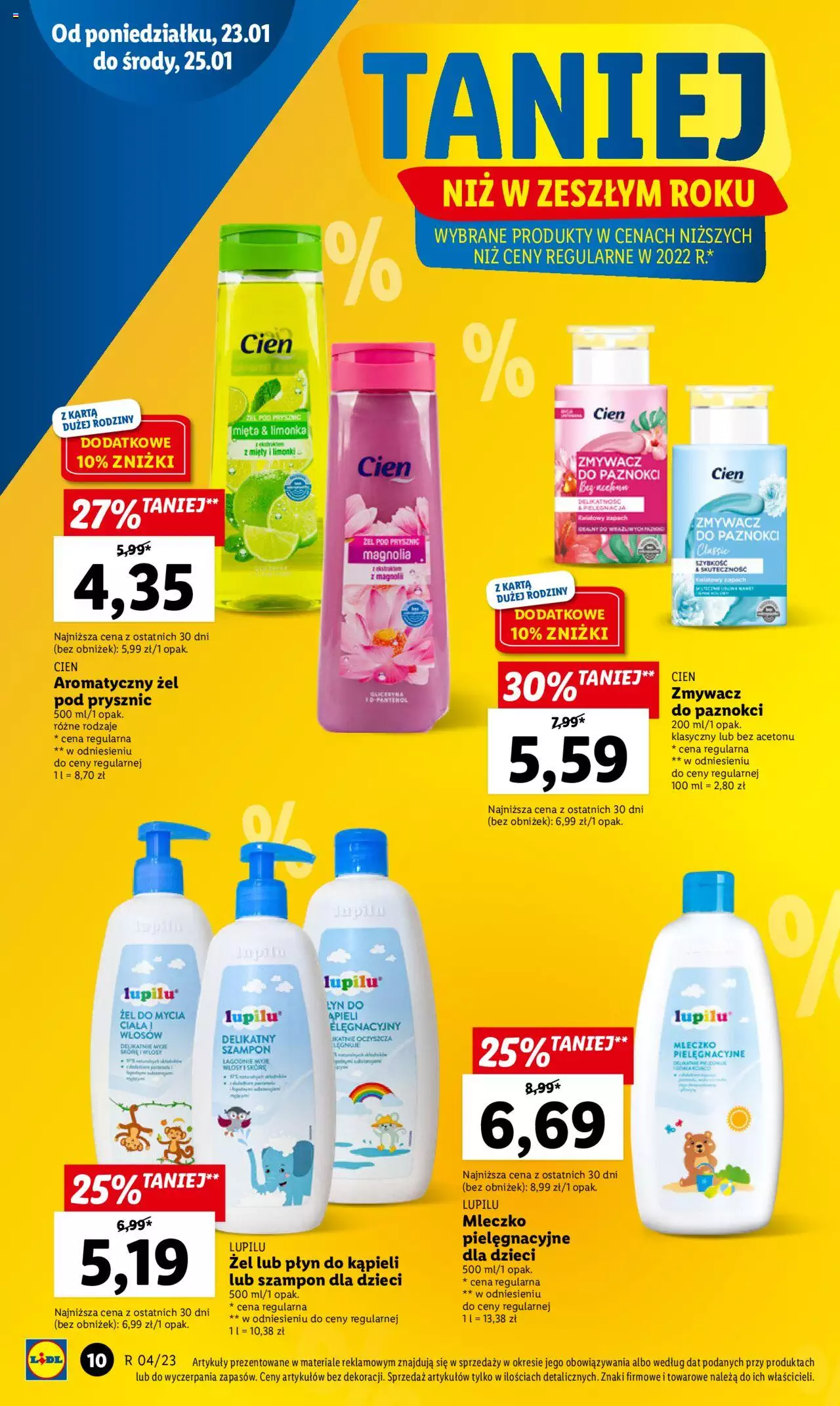 Lidl gazetka ważna od 23.01.2023 do 25.01.2023 strona 10