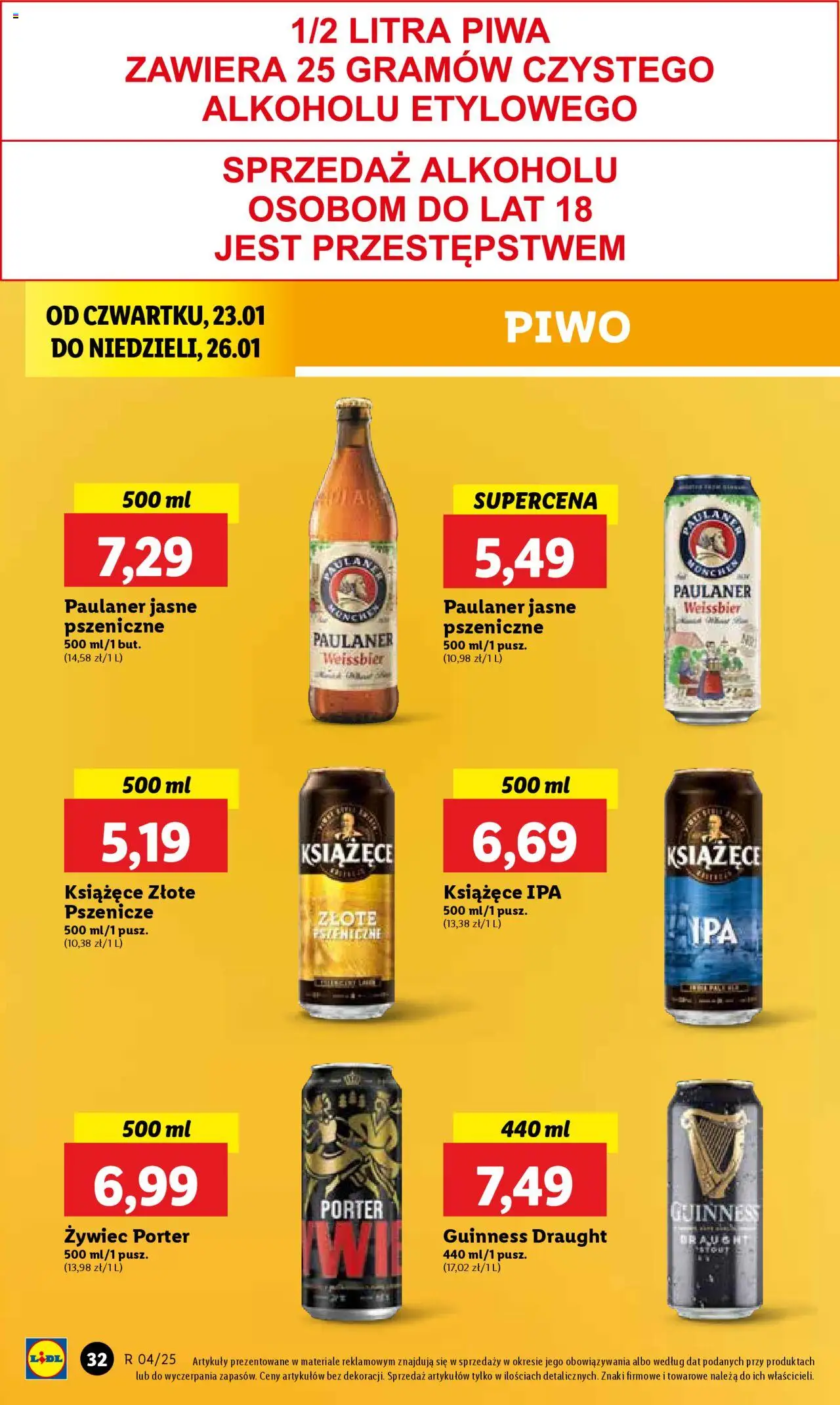 LIDL gazetka ważna od 23.01.2025 do 26.01.2025 strona 34
