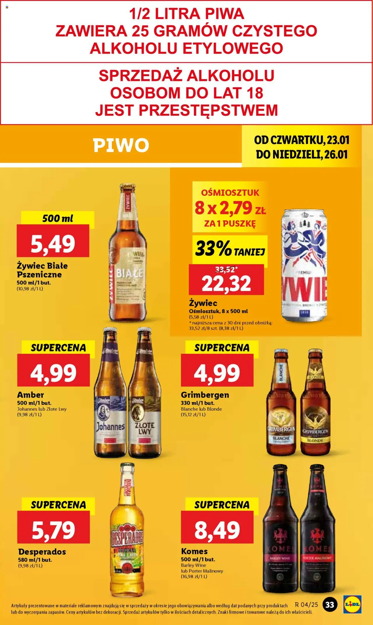 LIDL gazetka ważna od 23.01.2025 do 26.01.2025 strona 35