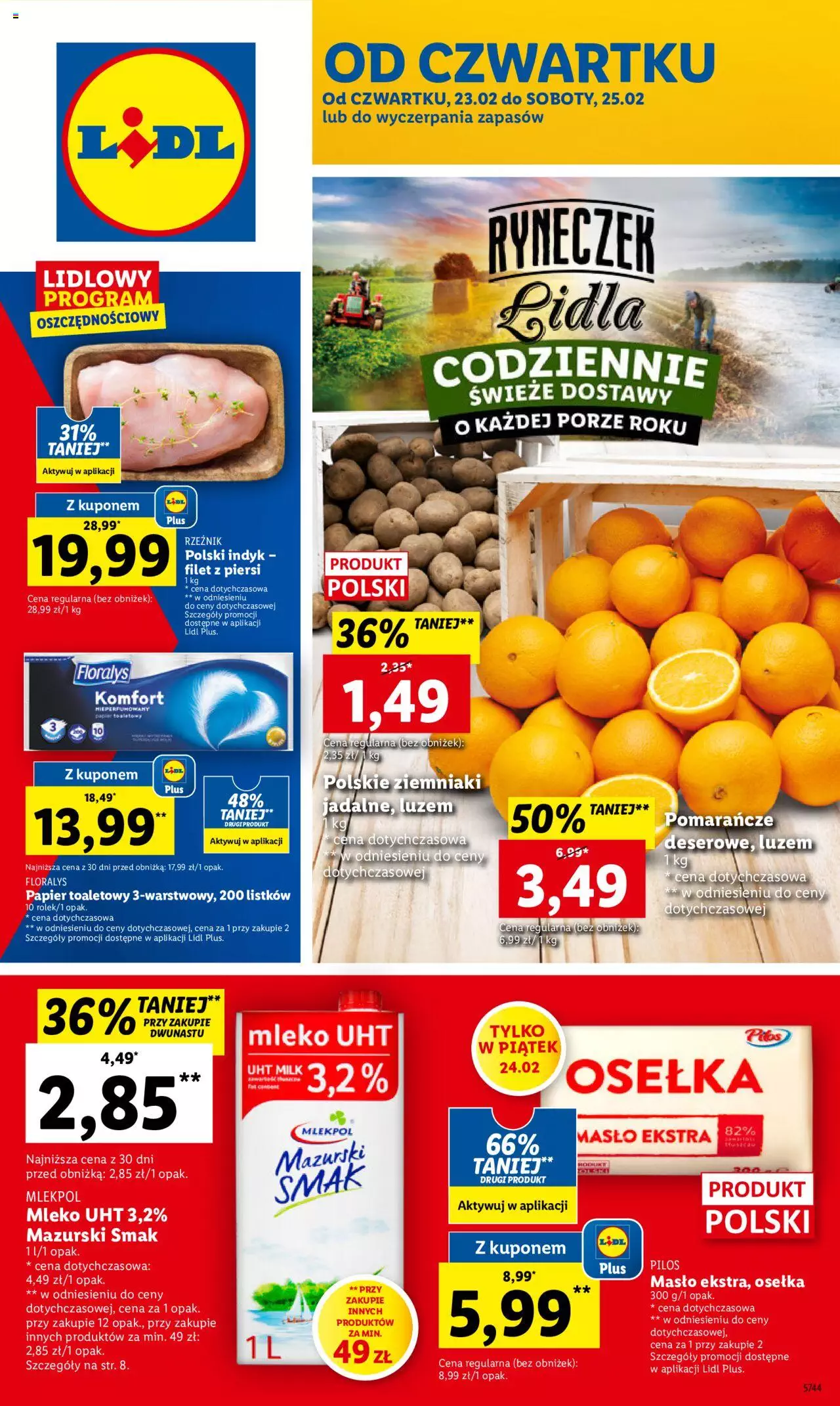 LIDL gazetka ważna od 23.02.2023 do 25.02.2023 strona 1