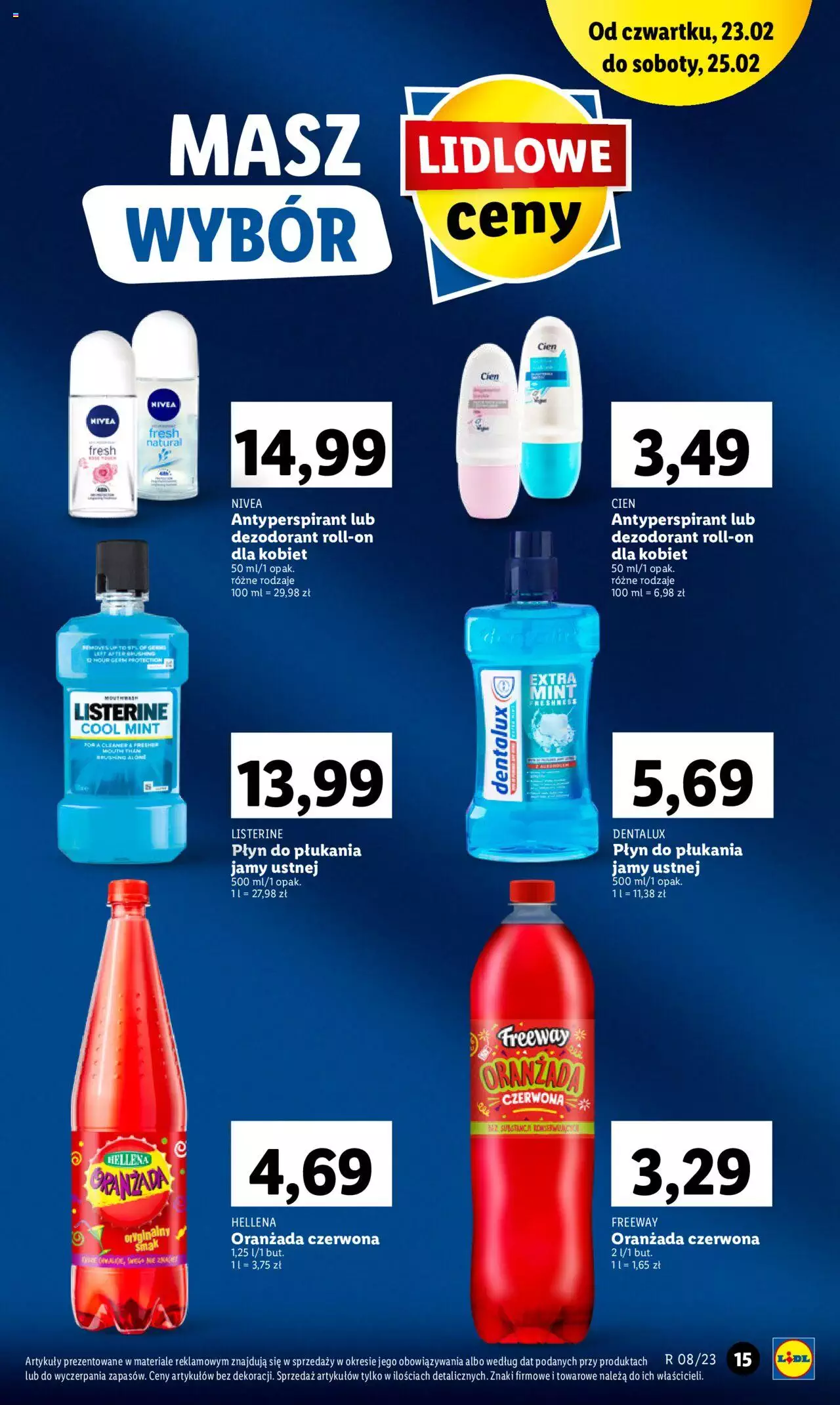 LIDL gazetka ważna od 23.02.2023 do 25.02.2023 strona 15