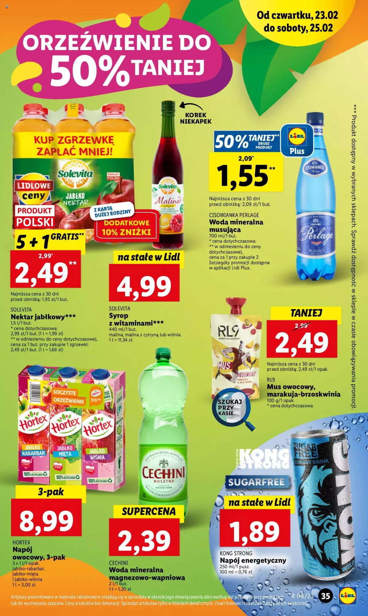 LIDL gazetka ważna od 23.02.2023 do 25.02.2023 strona 35