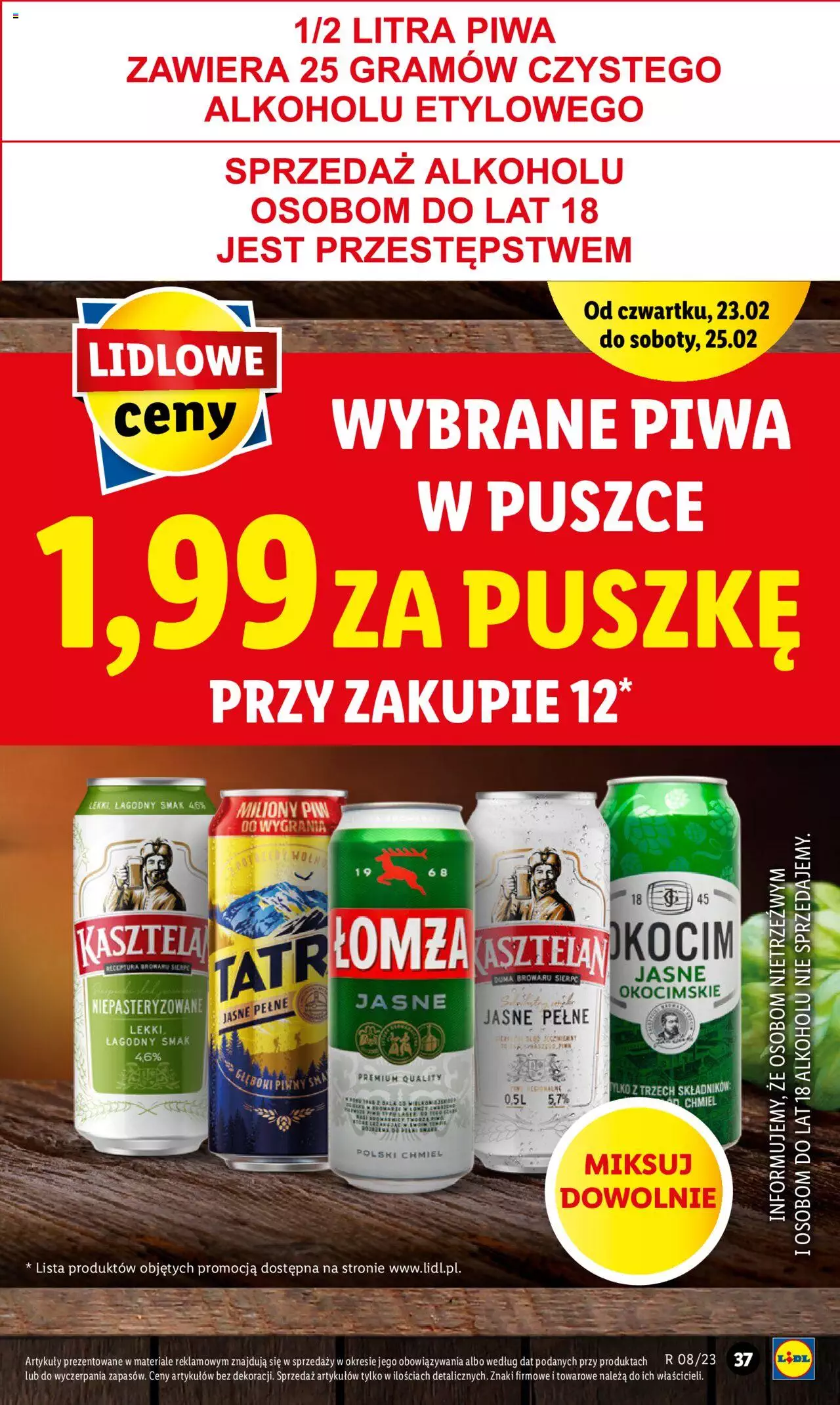 LIDL gazetka ważna od 23.02.2023 do 25.02.2023 strona 37