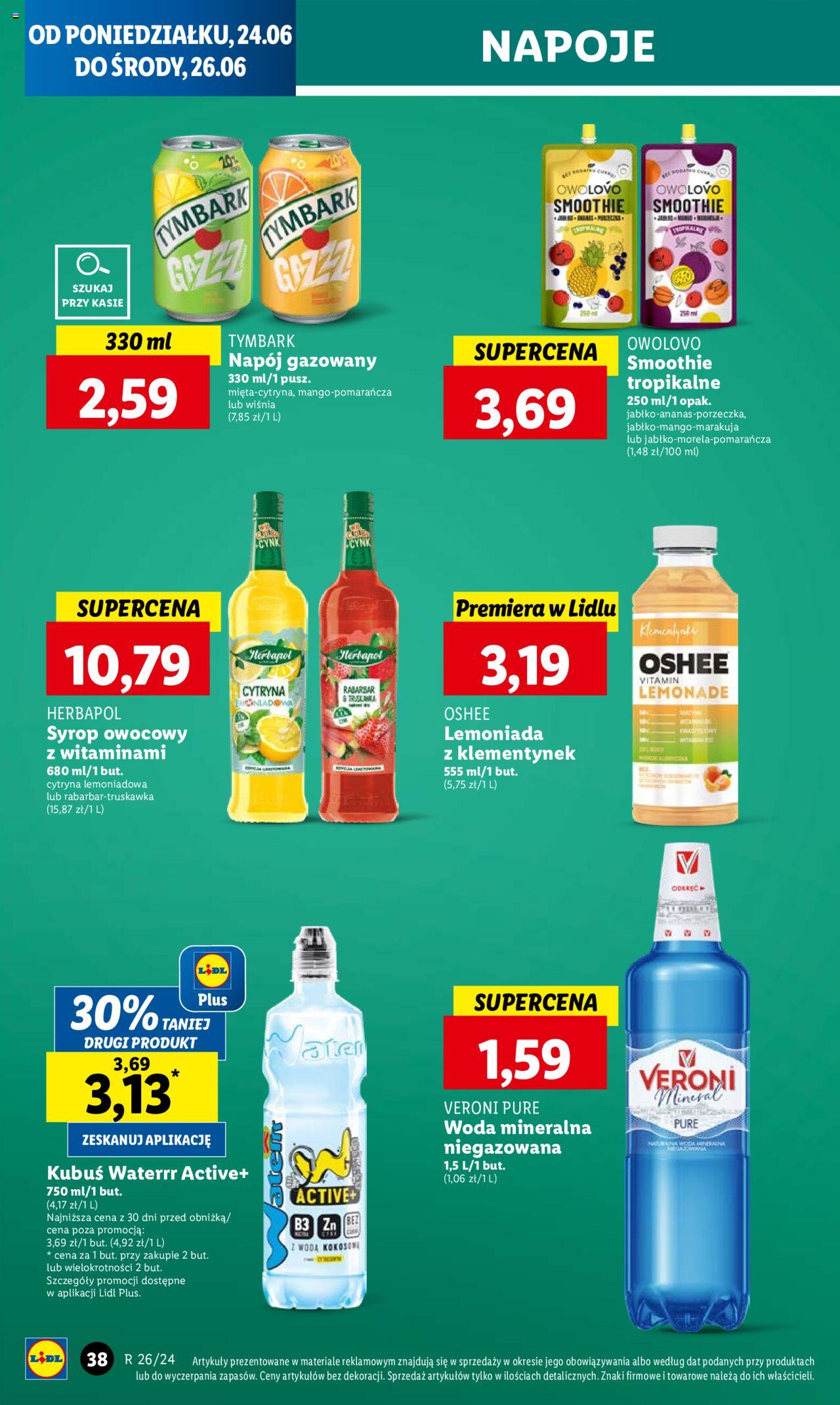 LIDL gazetka ważna od 24.06.2024 do 26.06.2024 strona 40