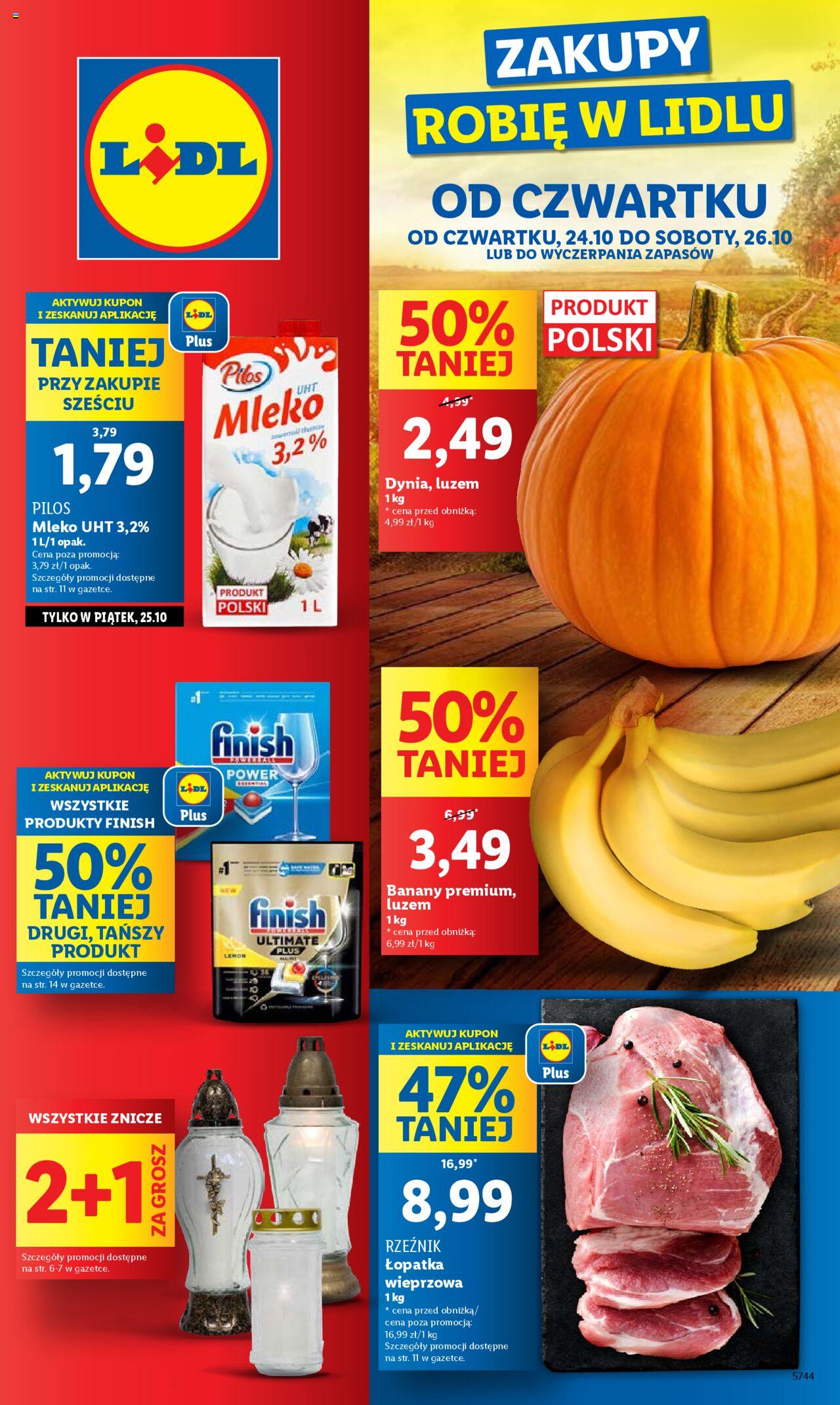 LIDL gazetka ważna od 24.10.2024 do 26.10.2024 strona 1