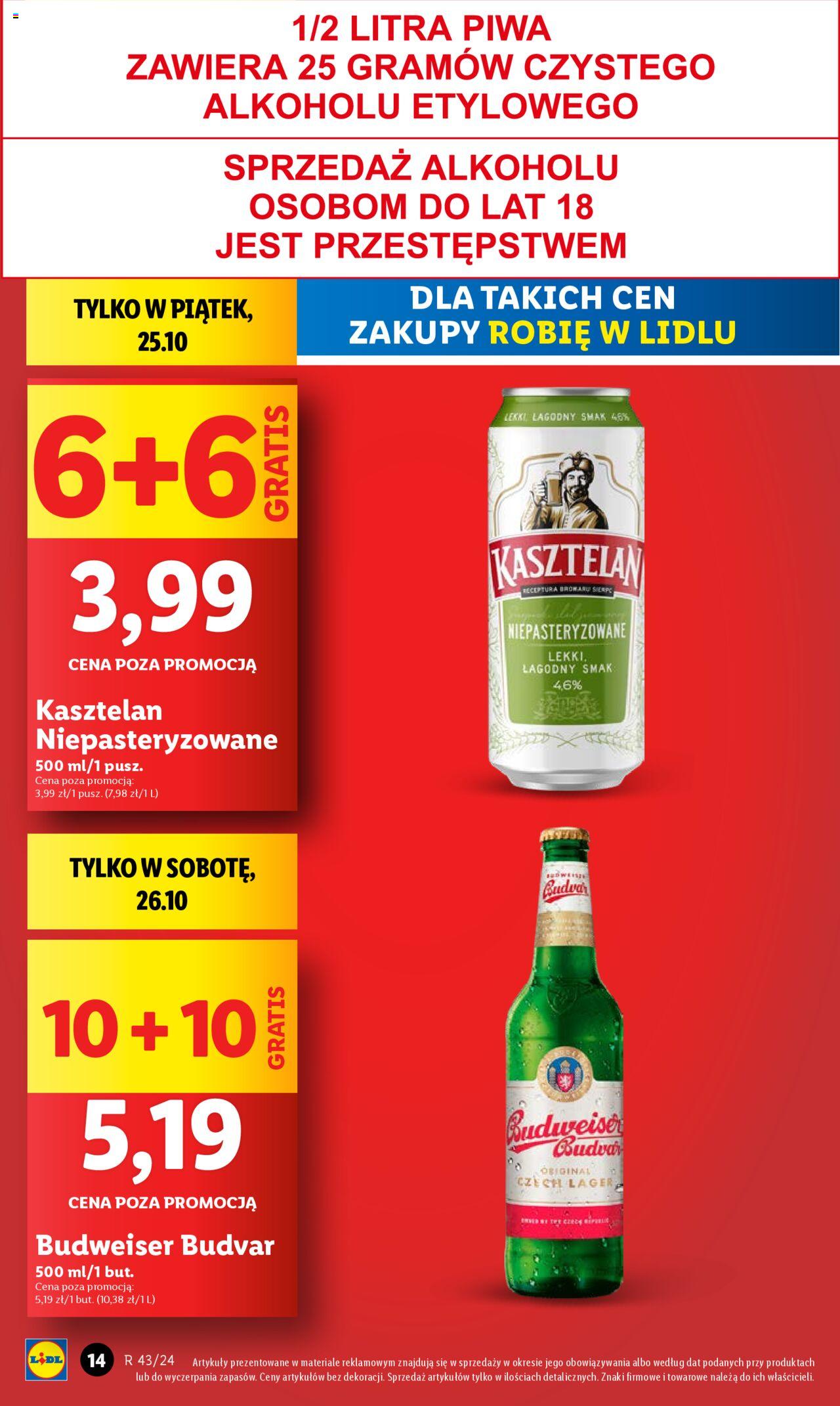 LIDL gazetka ważna od 24.10.2024 do 26.10.2024 strona 14