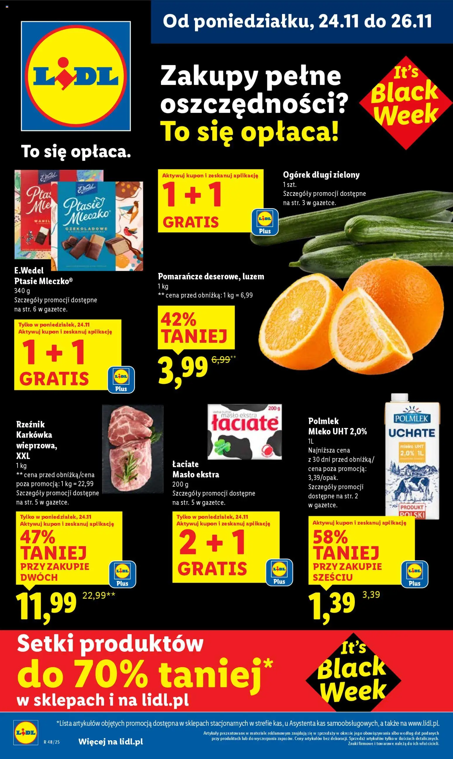 LIDL gazetka ważna od 24.11.2025 do 26.11.2025 strona 1