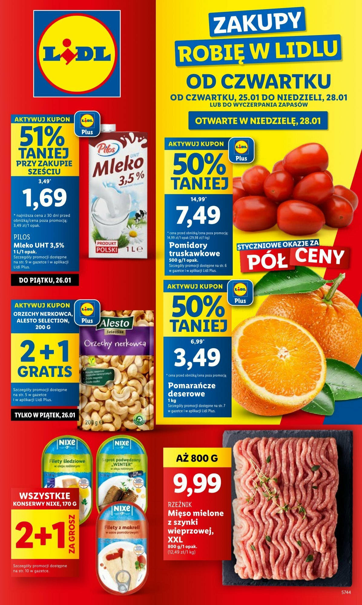 LIDL gazetka ważna od 25.01.2024 do 28.01.2024 strona 1