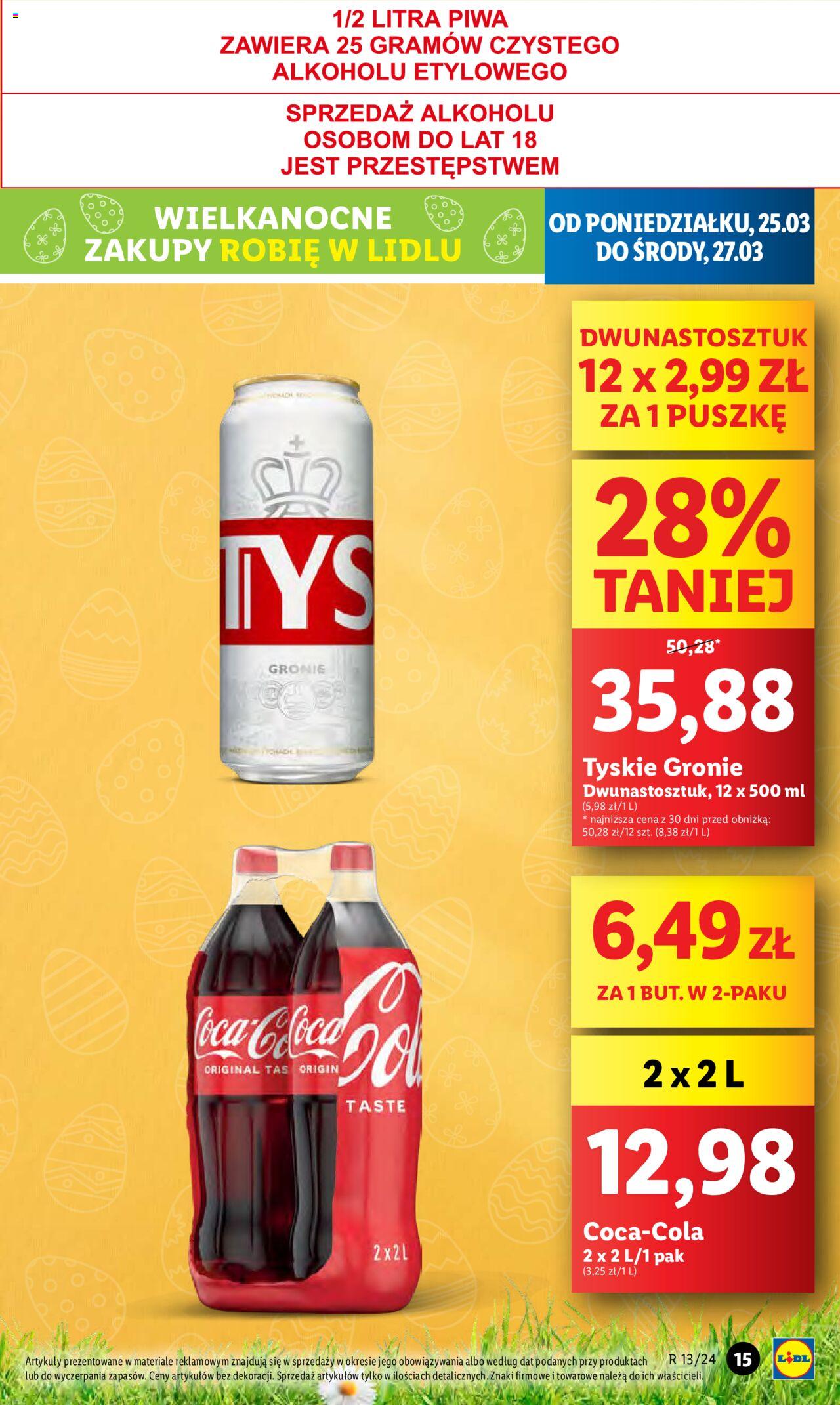 LIDL gazetka ważna od 25.03.2024 do 27.03.2024 strona 15