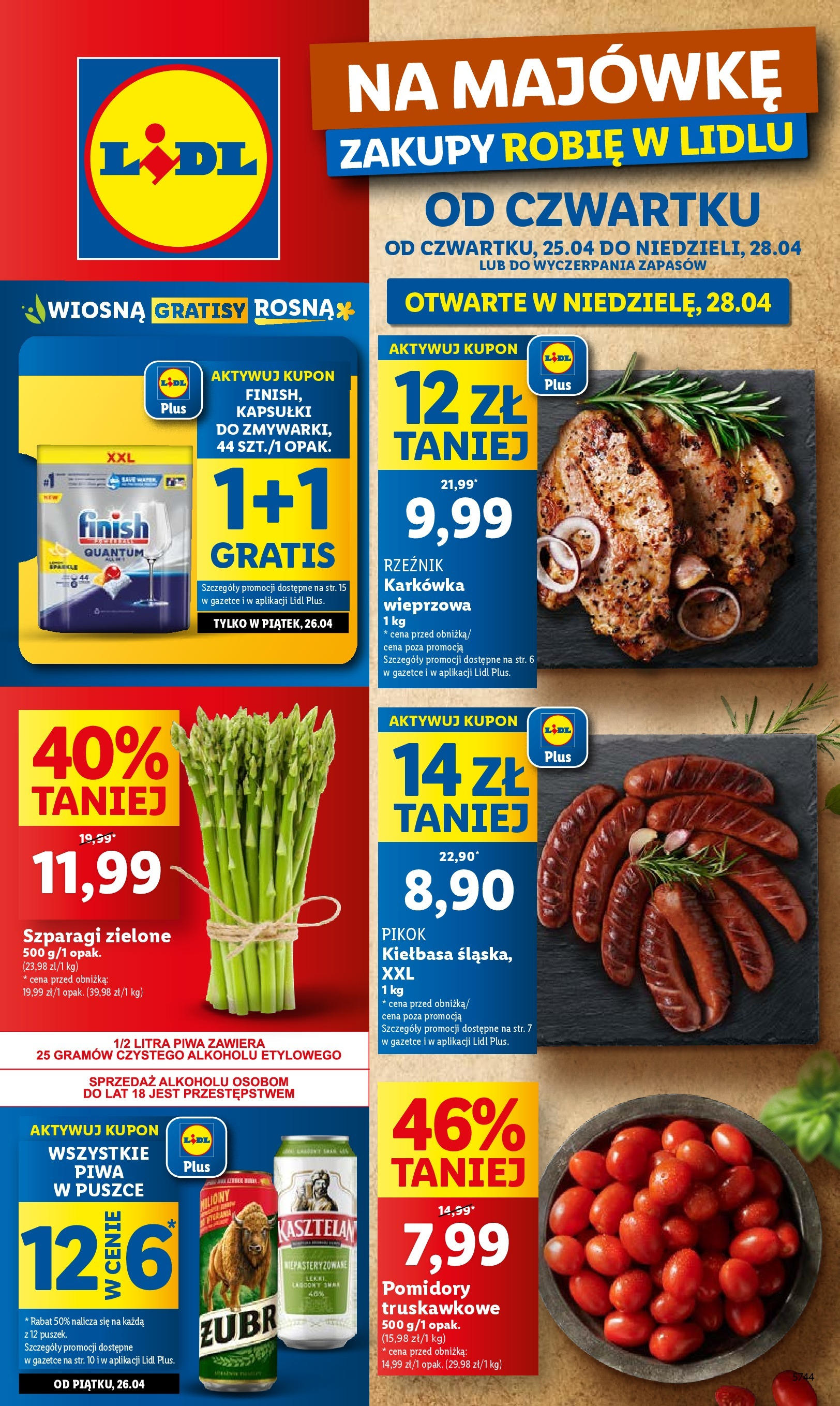 LIDL gazetka ważna od 25.04.2024 do 28.04.2024 strona 1