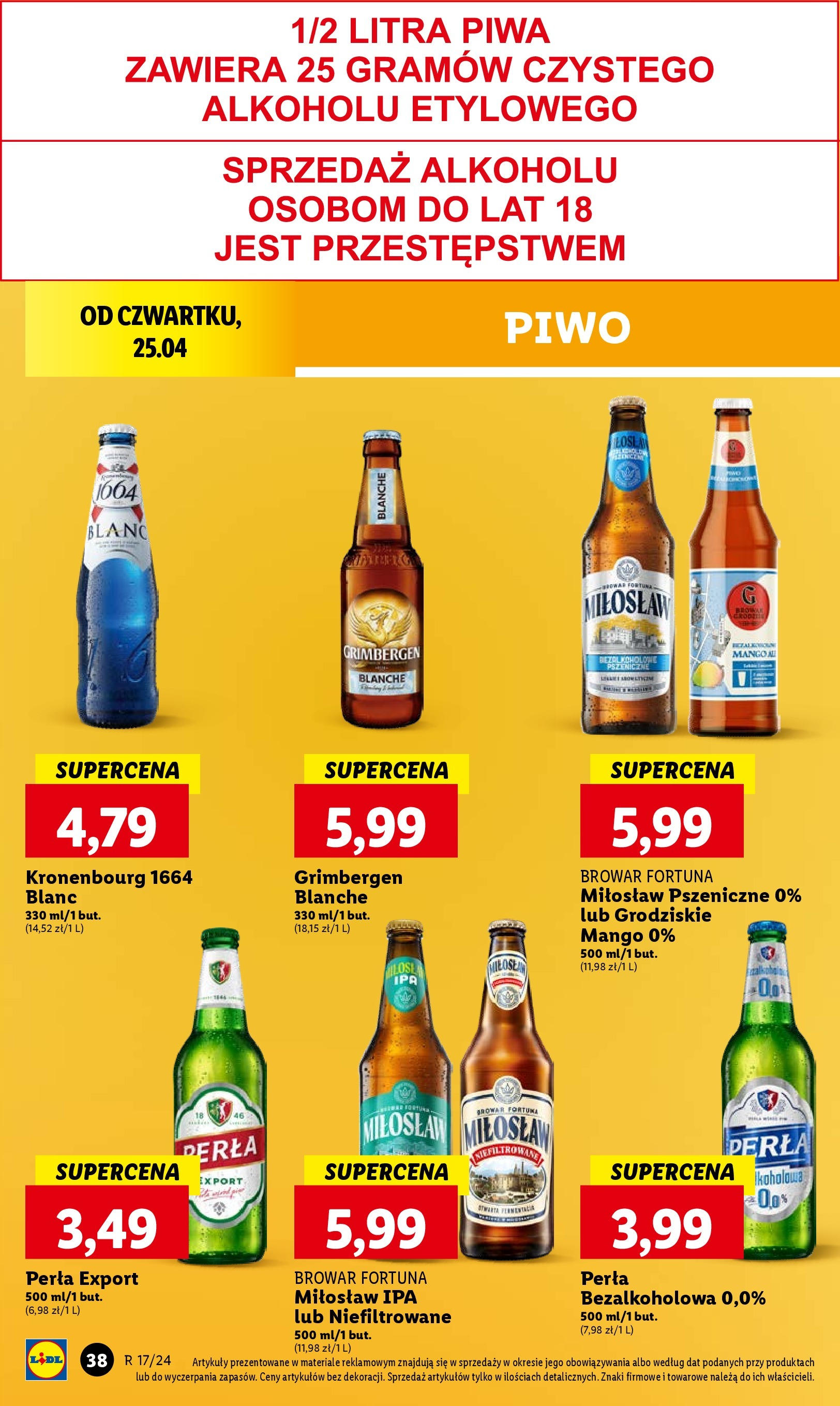 LIDL gazetka ważna od 25.04.2024 do 28.04.2024 strona 38