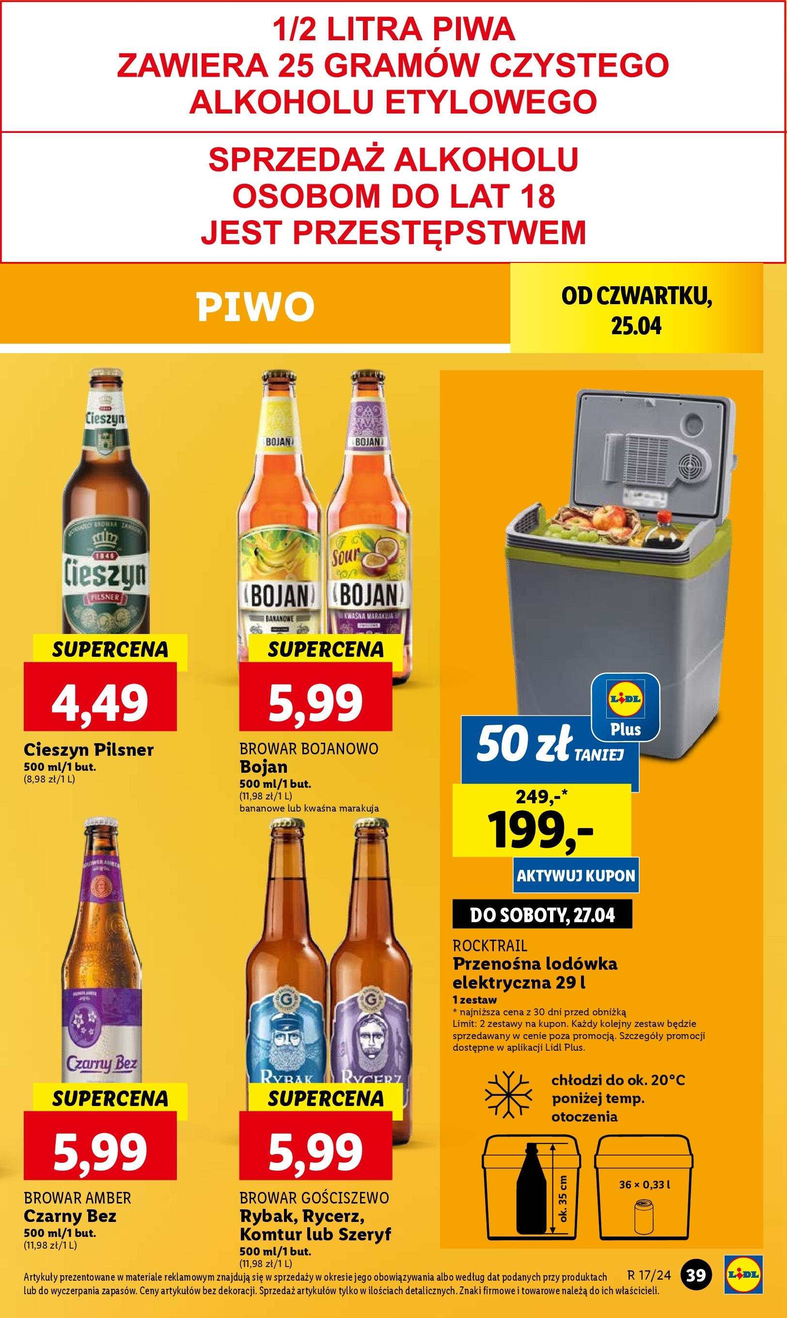 LIDL gazetka ważna od 25.04.2024 do 28.04.2024 strona 39