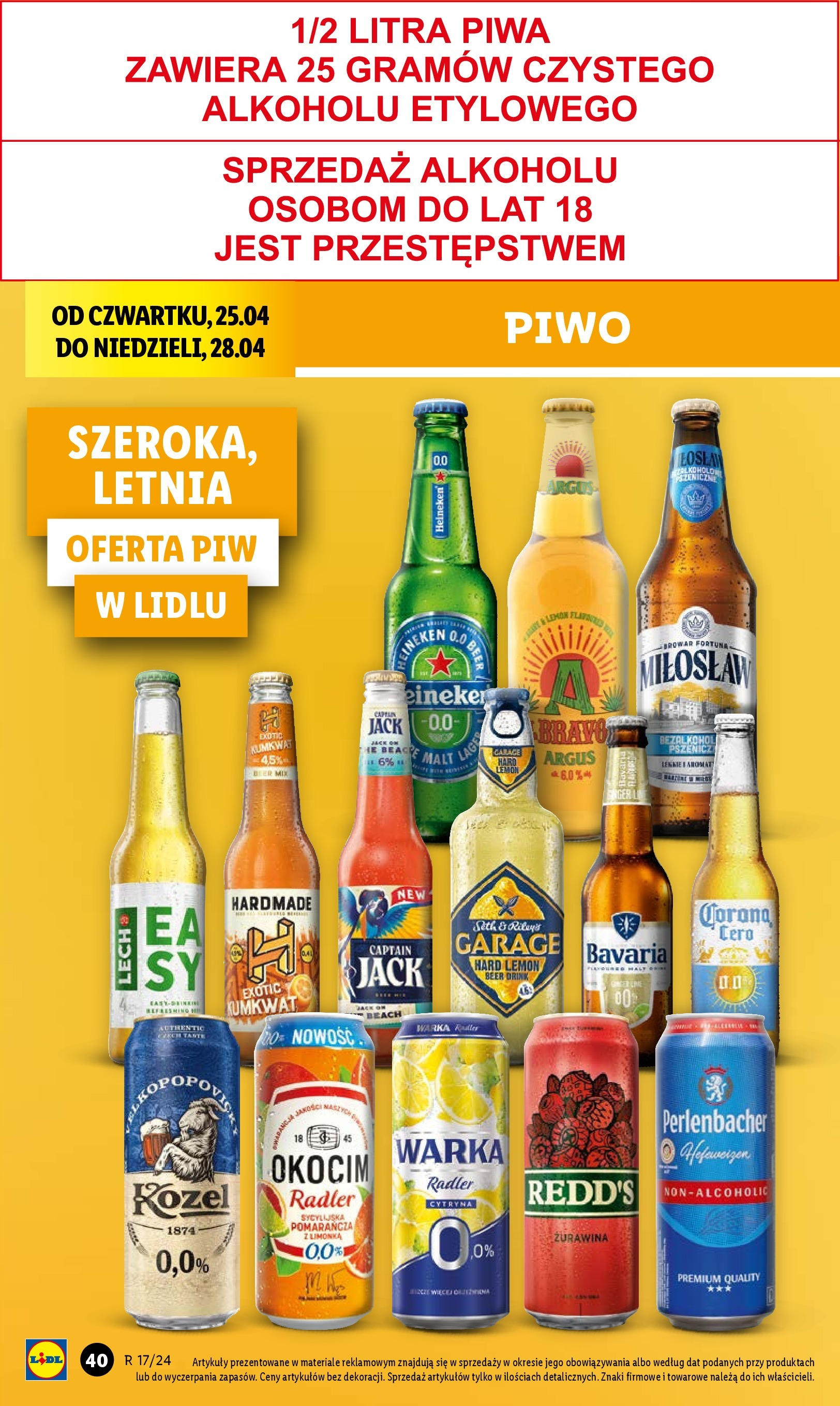 LIDL gazetka ważna od 25.04.2024 do 28.04.2024 strona 40