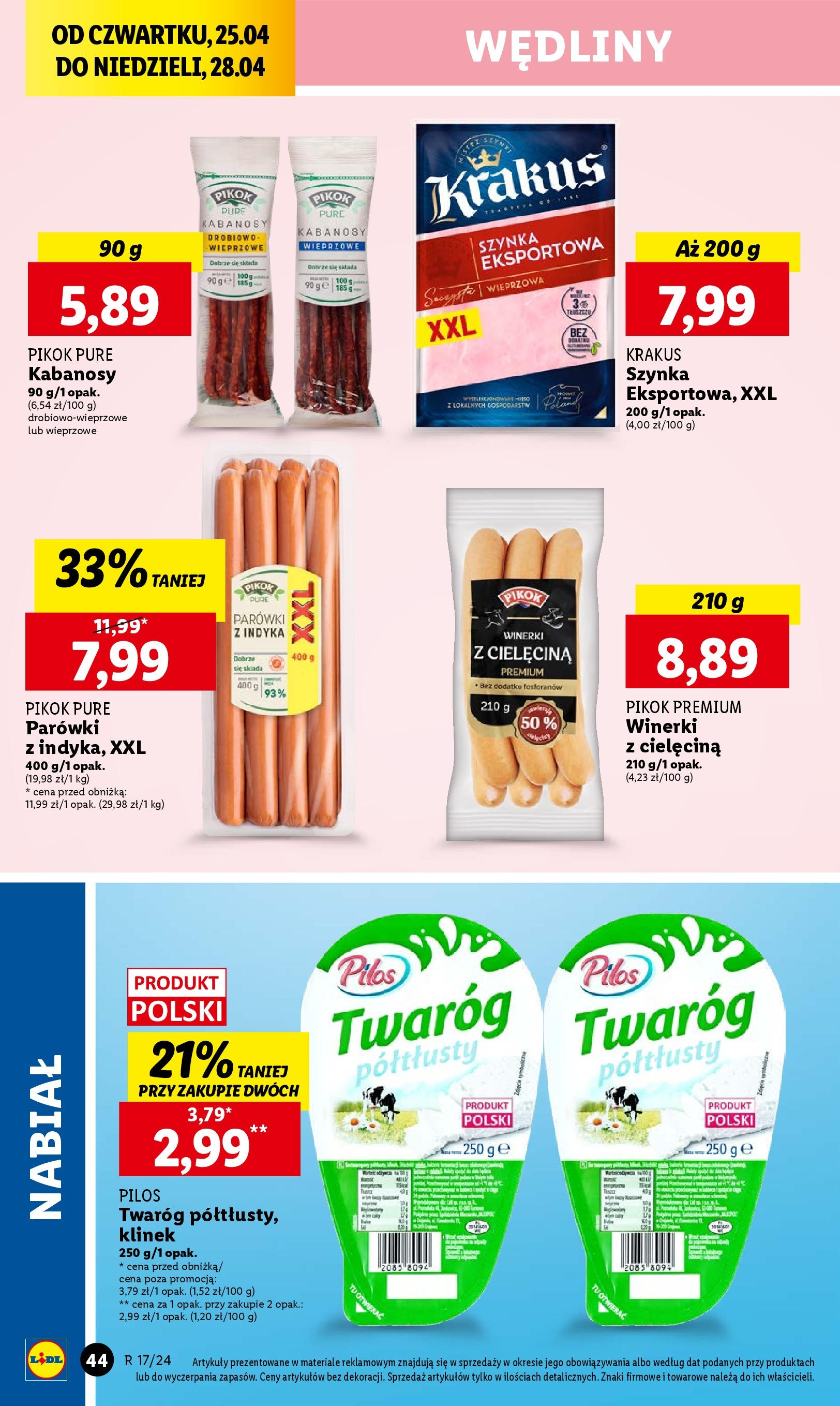 LIDL gazetka ważna od 25.04.2024 do 28.04.2024 strona 44