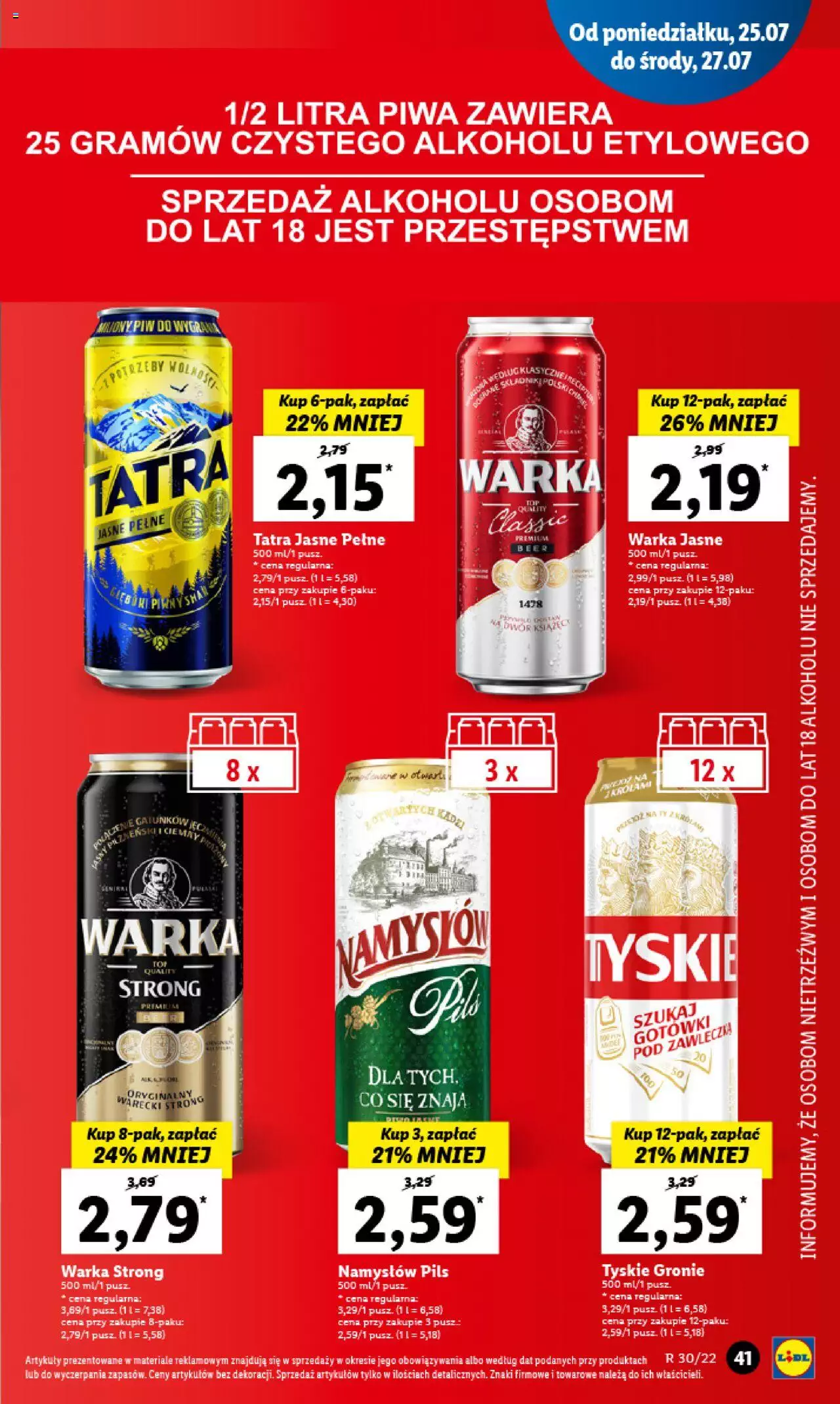Lidl gazetka ważna od 25.07.2022 do 27.07.2022 strona 45