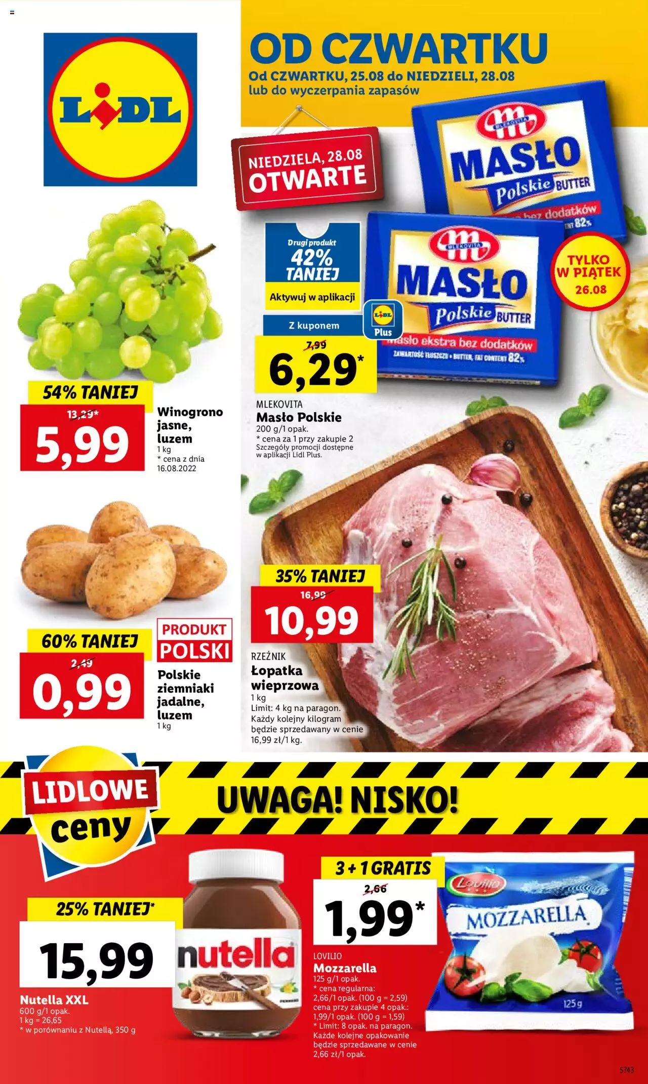Lidl gazetka ważna od 25.08.2022 do 28.08.2022 strona 1