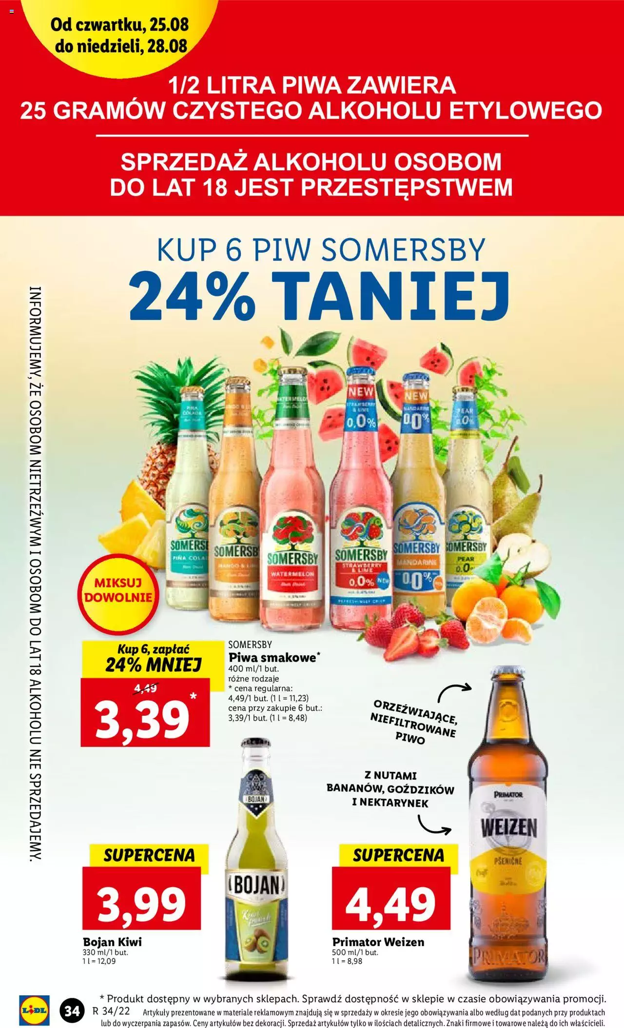 Lidl gazetka ważna od 25.08.2022 do 28.08.2022 strona 34