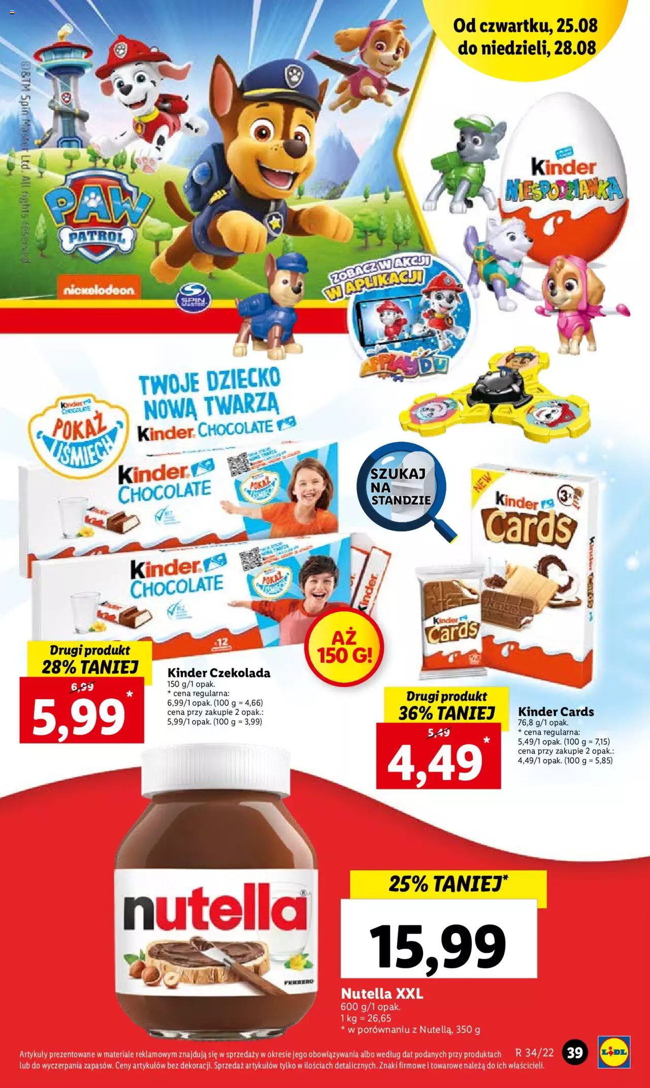 Lidl gazetka ważna od 25.08.2022 do 28.08.2022 strona 39