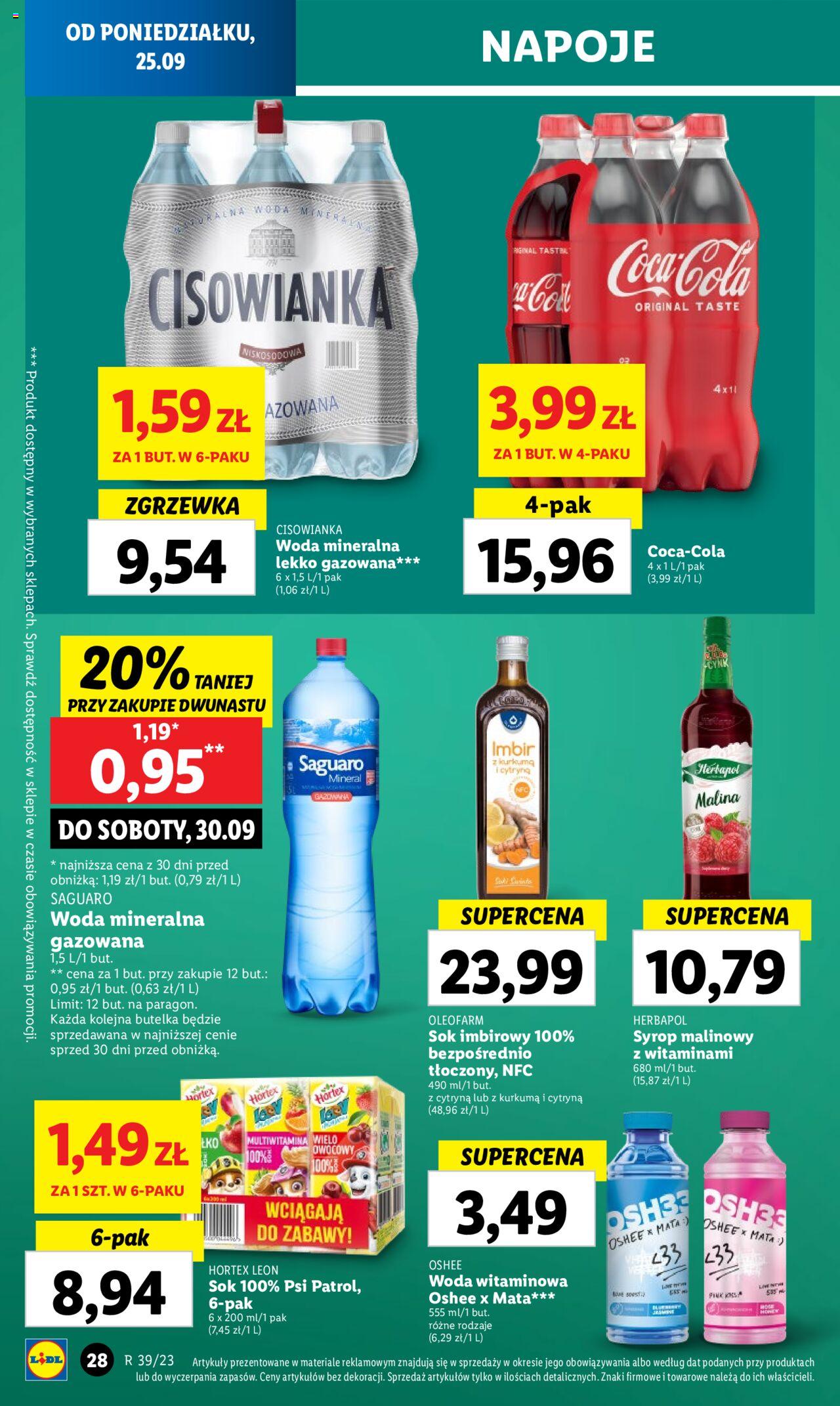 LIDL gazetka ważna od 25.09.2023 do 27.09.2023 strona 38