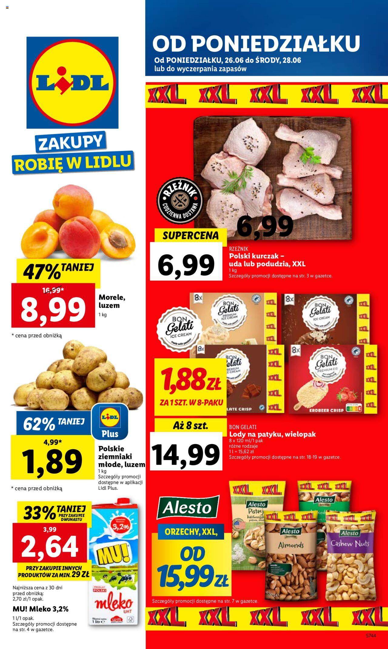 LIDL gazetka ważna od 26.06.2023 do 28.06.2023 strona 1