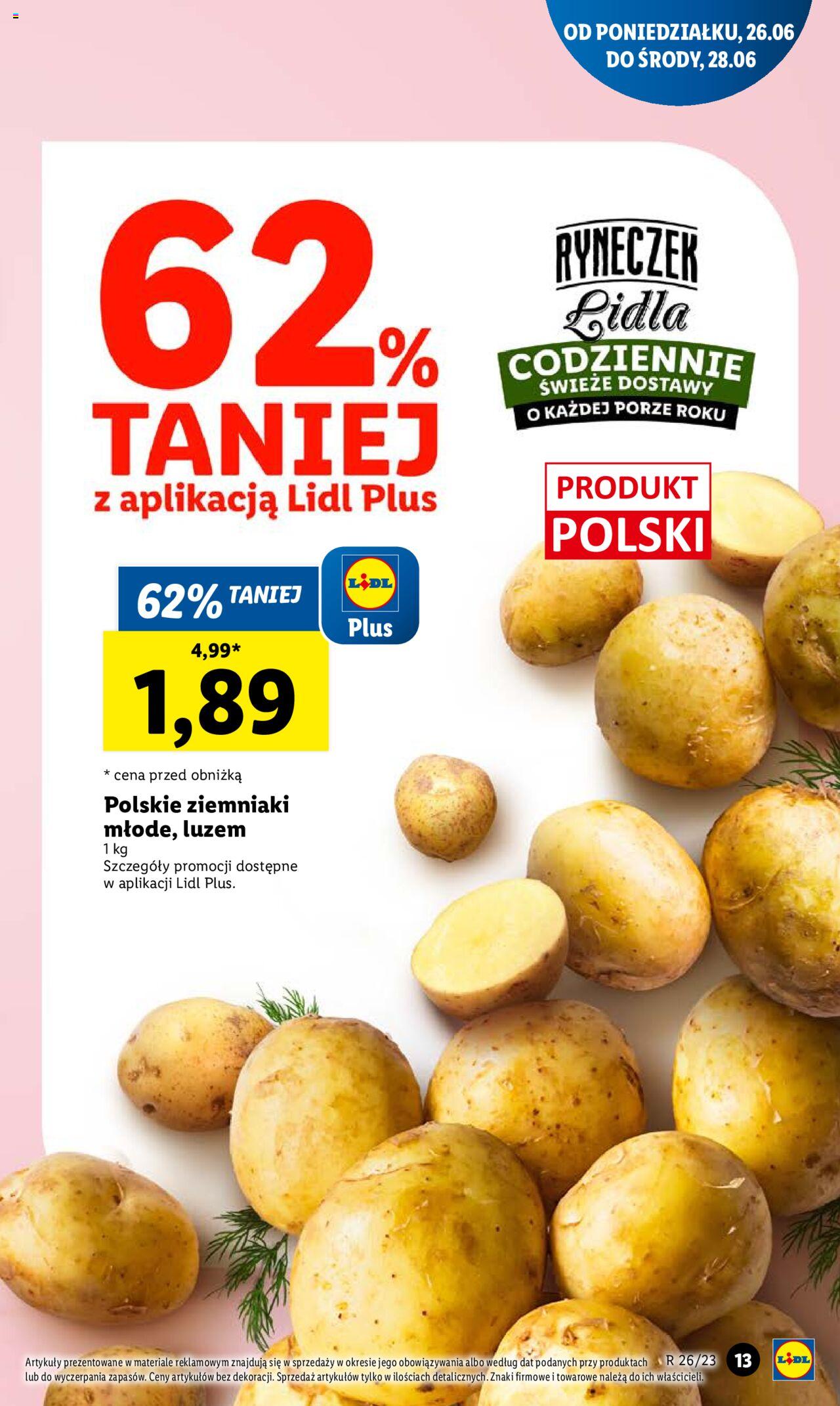 LIDL gazetka ważna od 26.06.2023 do 28.06.2023 strona 13