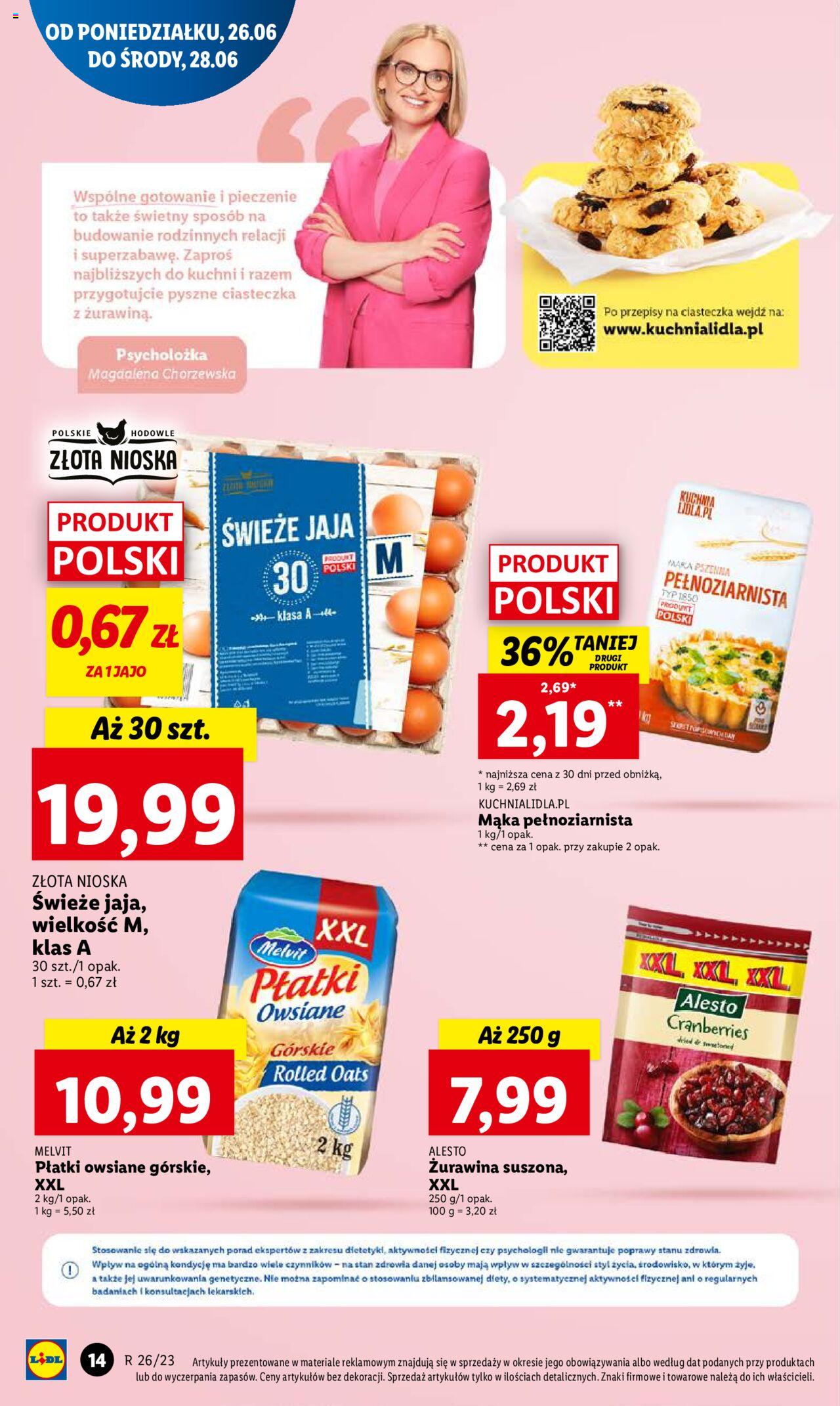 LIDL gazetka ważna od 26.06.2023 do 28.06.2023 strona 14