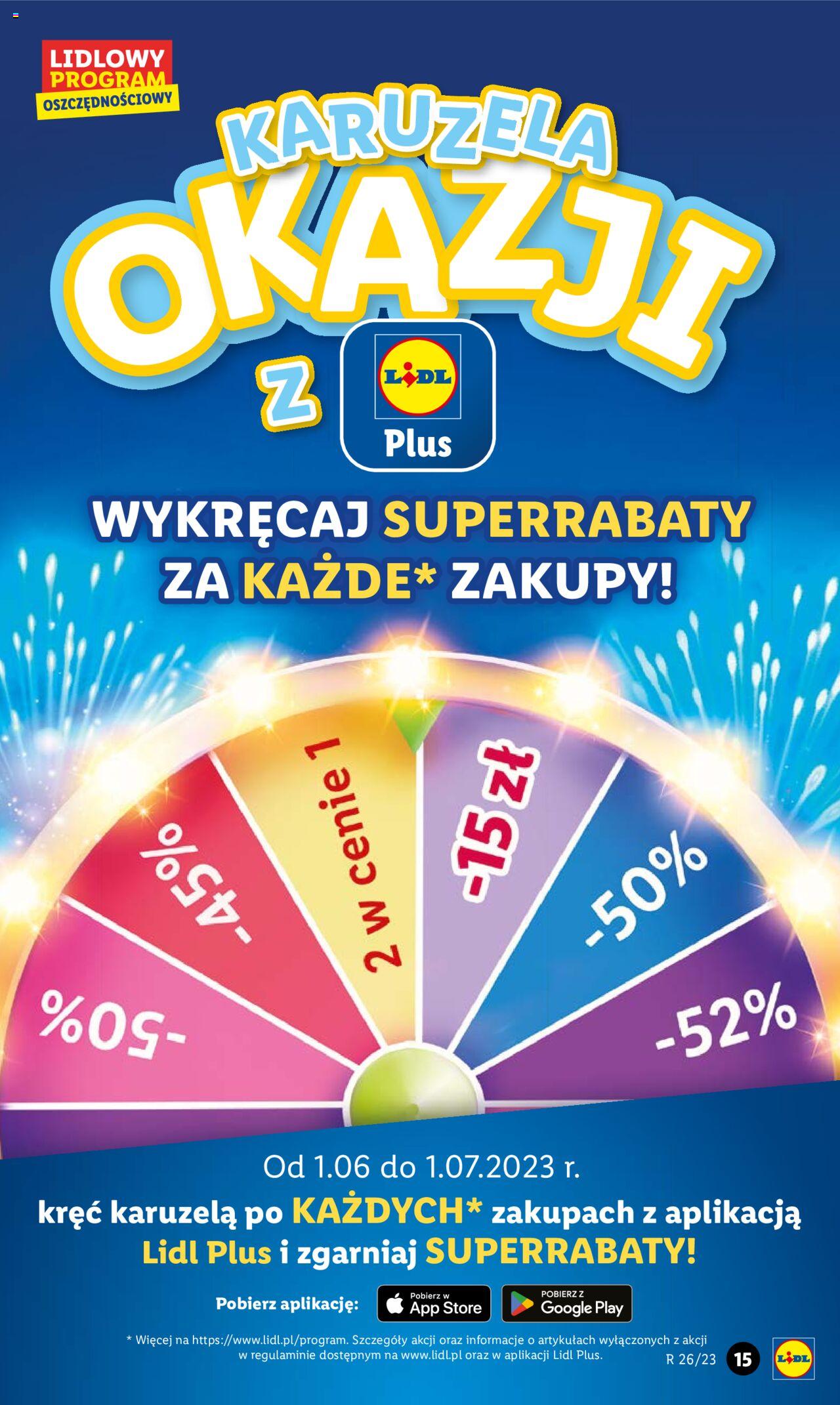 LIDL gazetka ważna od 26.06.2023 do 28.06.2023 strona 15