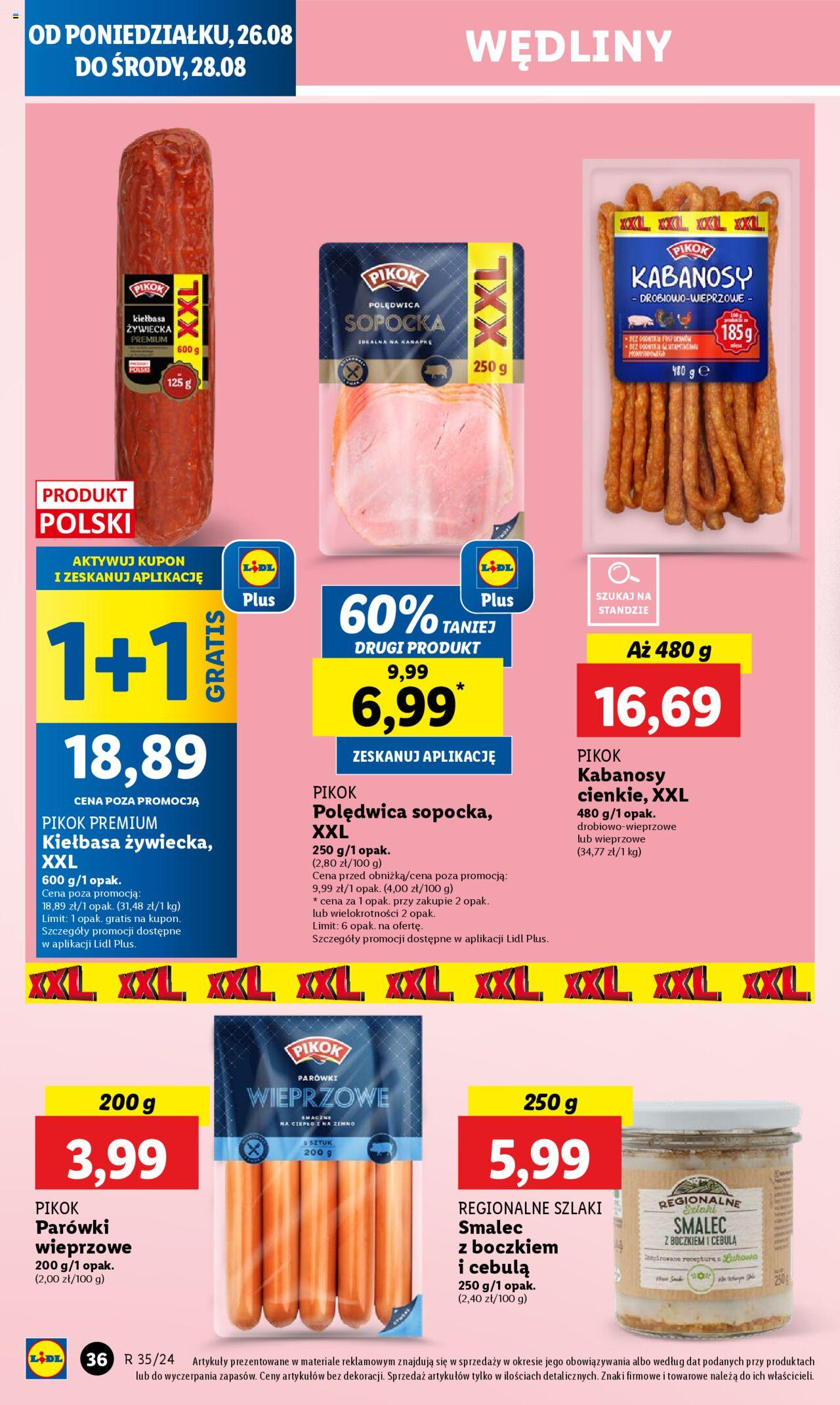 LIDL gazetka ważna od 26.08.2024 do 28.08.2024 strona 36