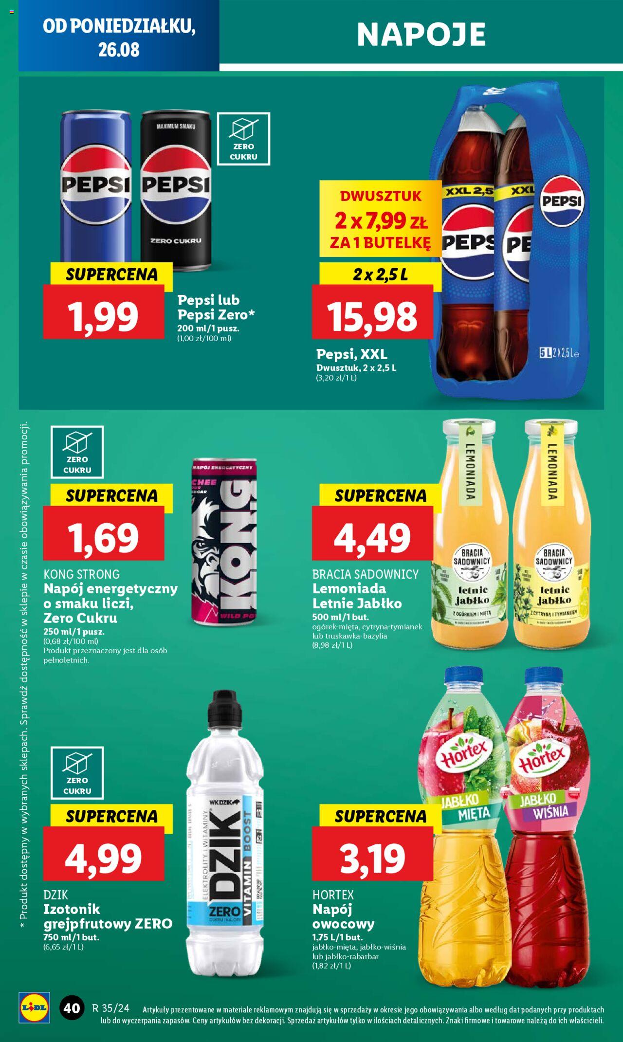 LIDL gazetka ważna od 26.08.2024 do 28.08.2024 strona 40