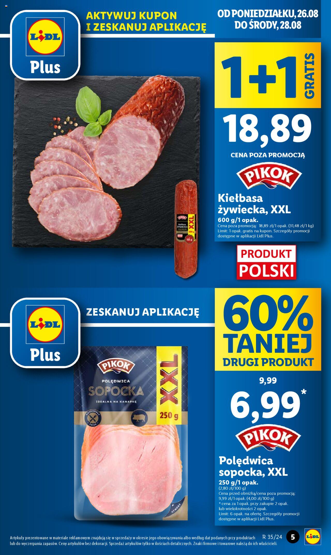 LIDL gazetka ważna od 26.08.2024 do 28.08.2024 strona 5