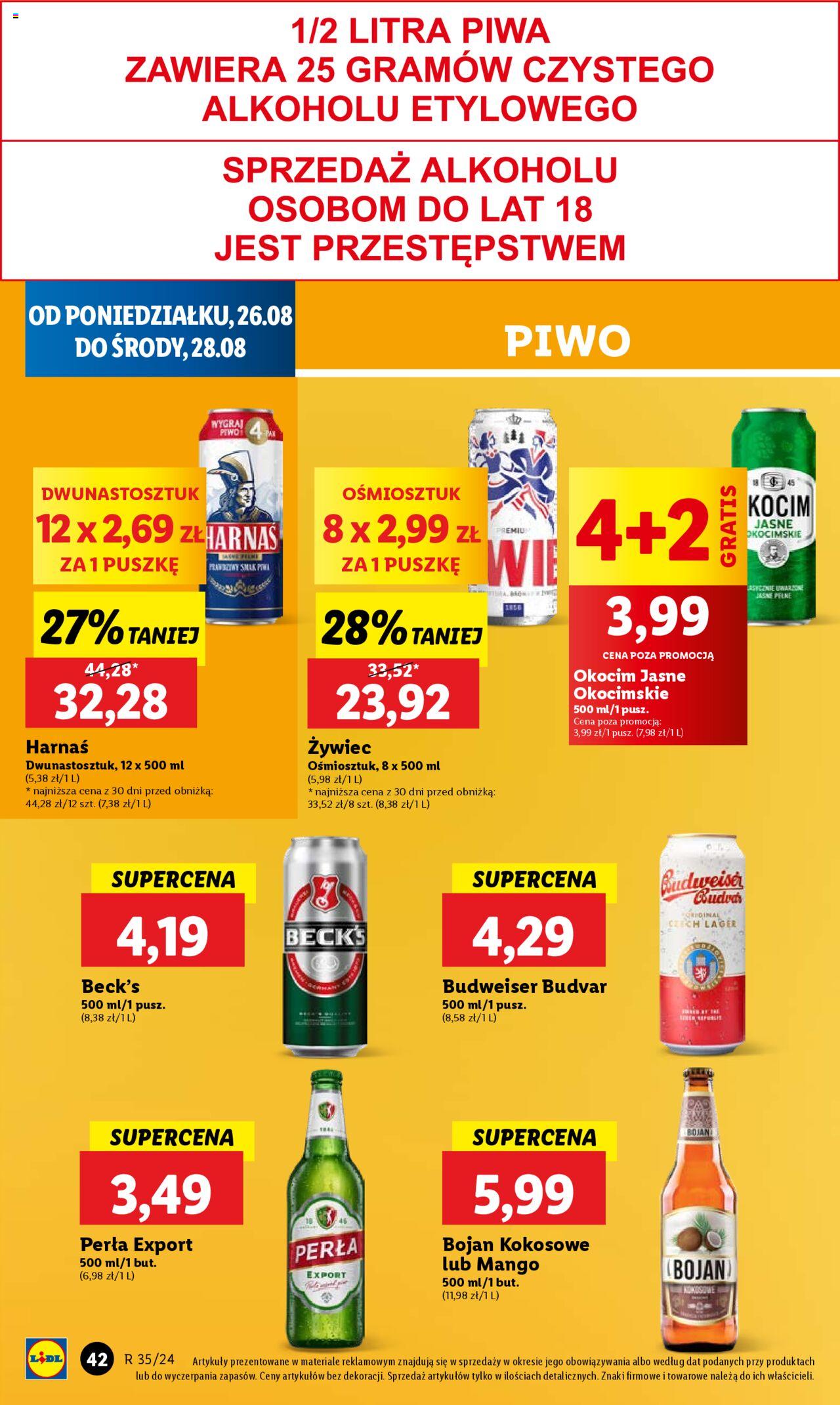 LIDL gazetka ważna od 26.08.2024 do 28.08.2024 strona 42