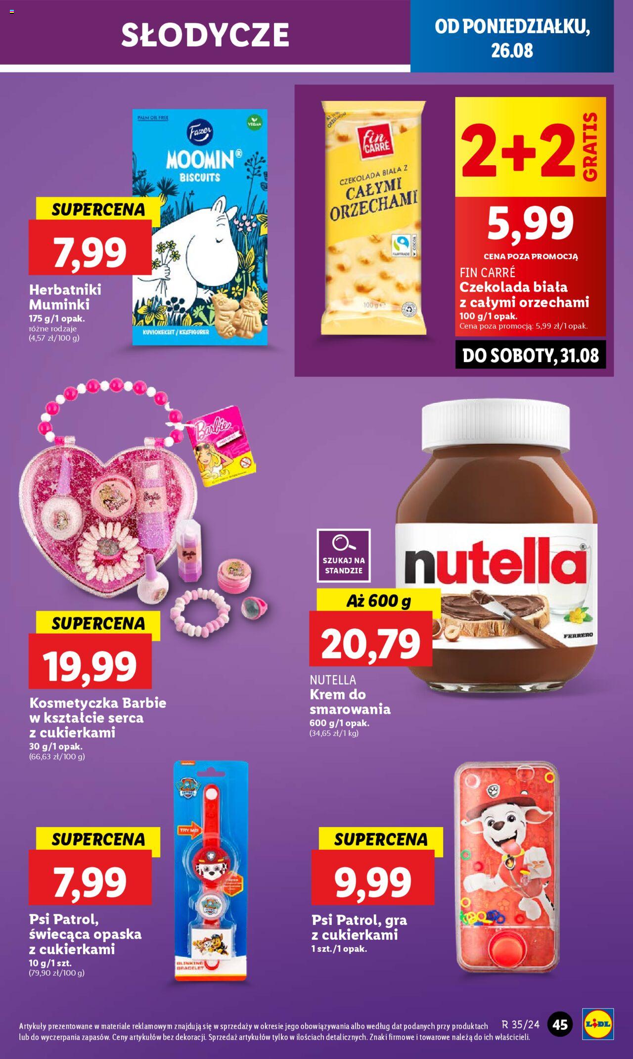 LIDL gazetka ważna od 26.08.2024 do 28.08.2024 strona 45