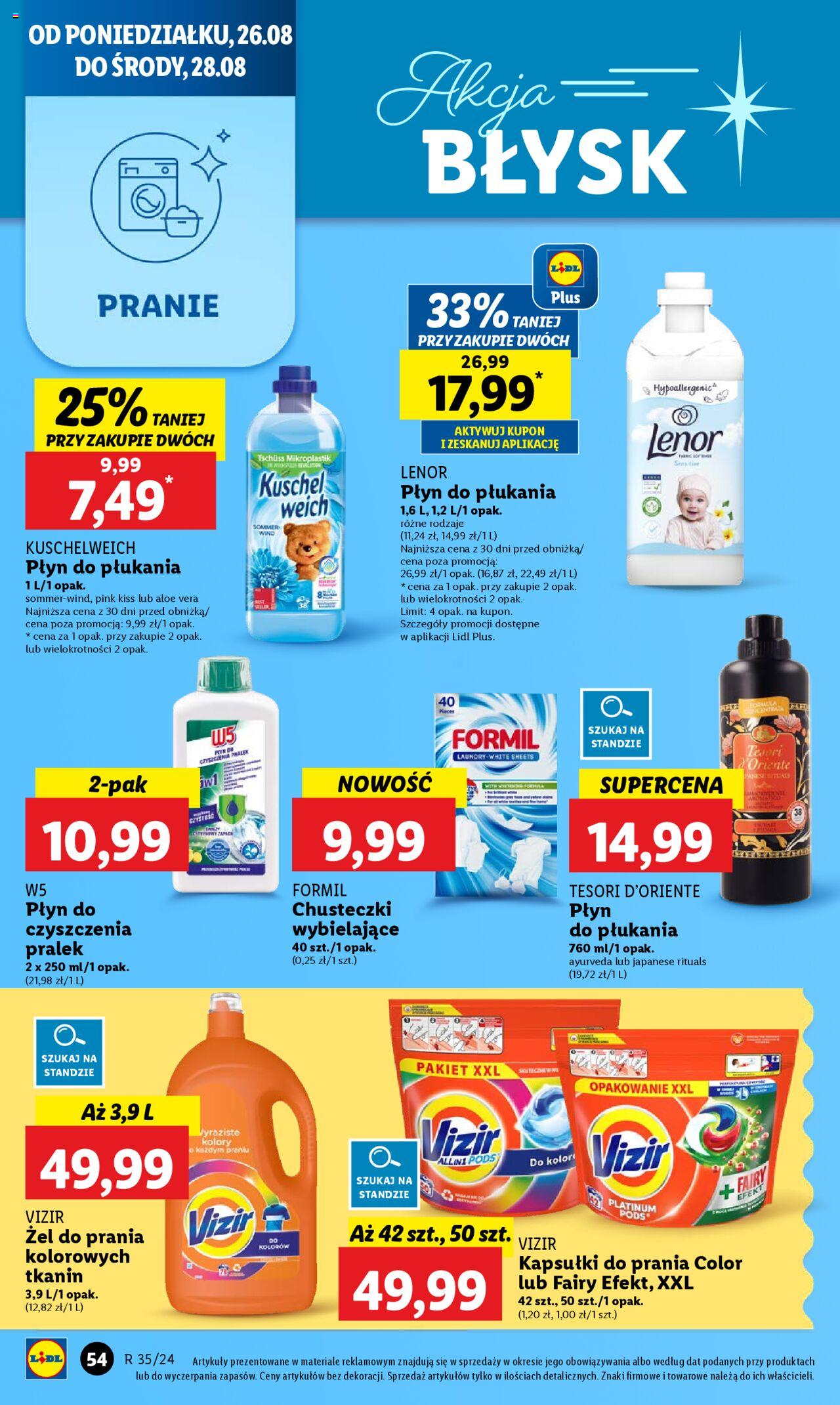 LIDL gazetka ważna od 26.08.2024 do 28.08.2024 strona 54