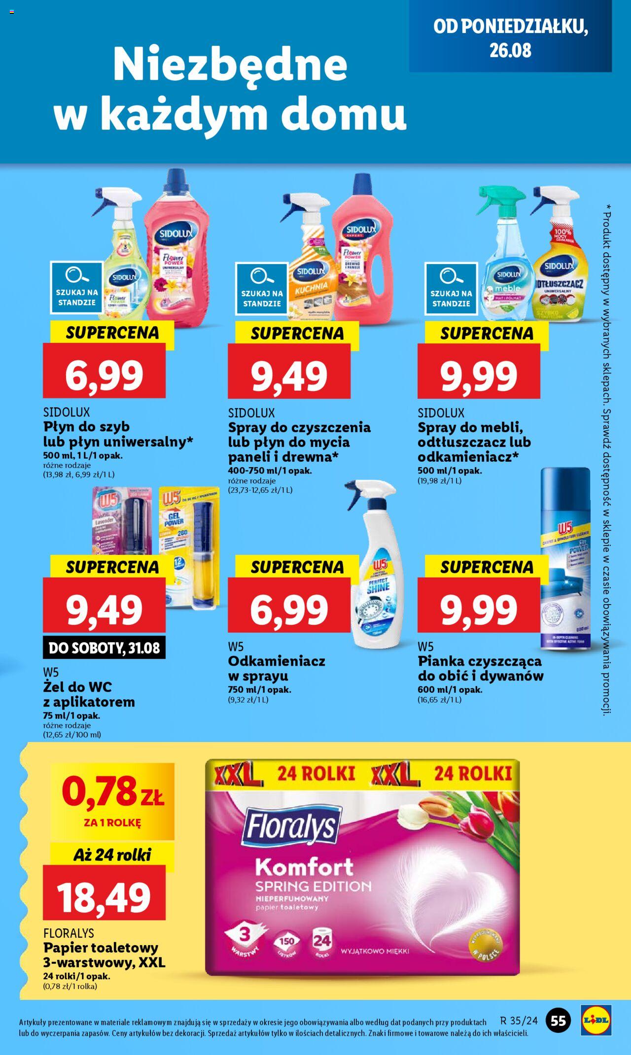 LIDL gazetka ważna od 26.08.2024 do 28.08.2024 strona 55