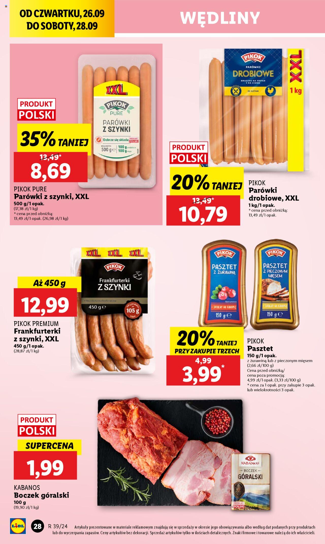 LIDL gazetka ważna od 26.09.2024 do 28.09.2024 strona 33