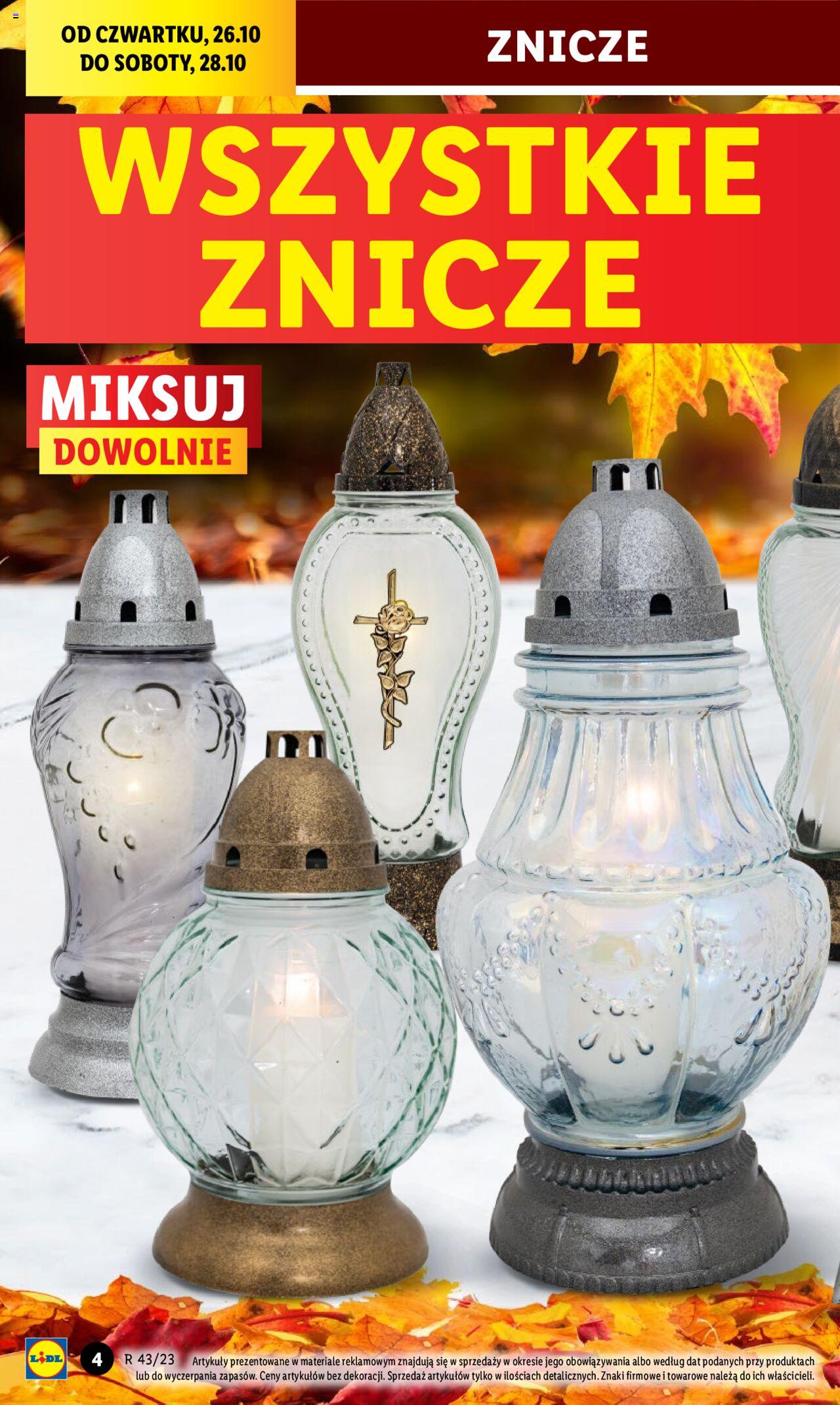 LIDL gazetka ważna od 26.10.2023 do 28.10.2023 strona 4