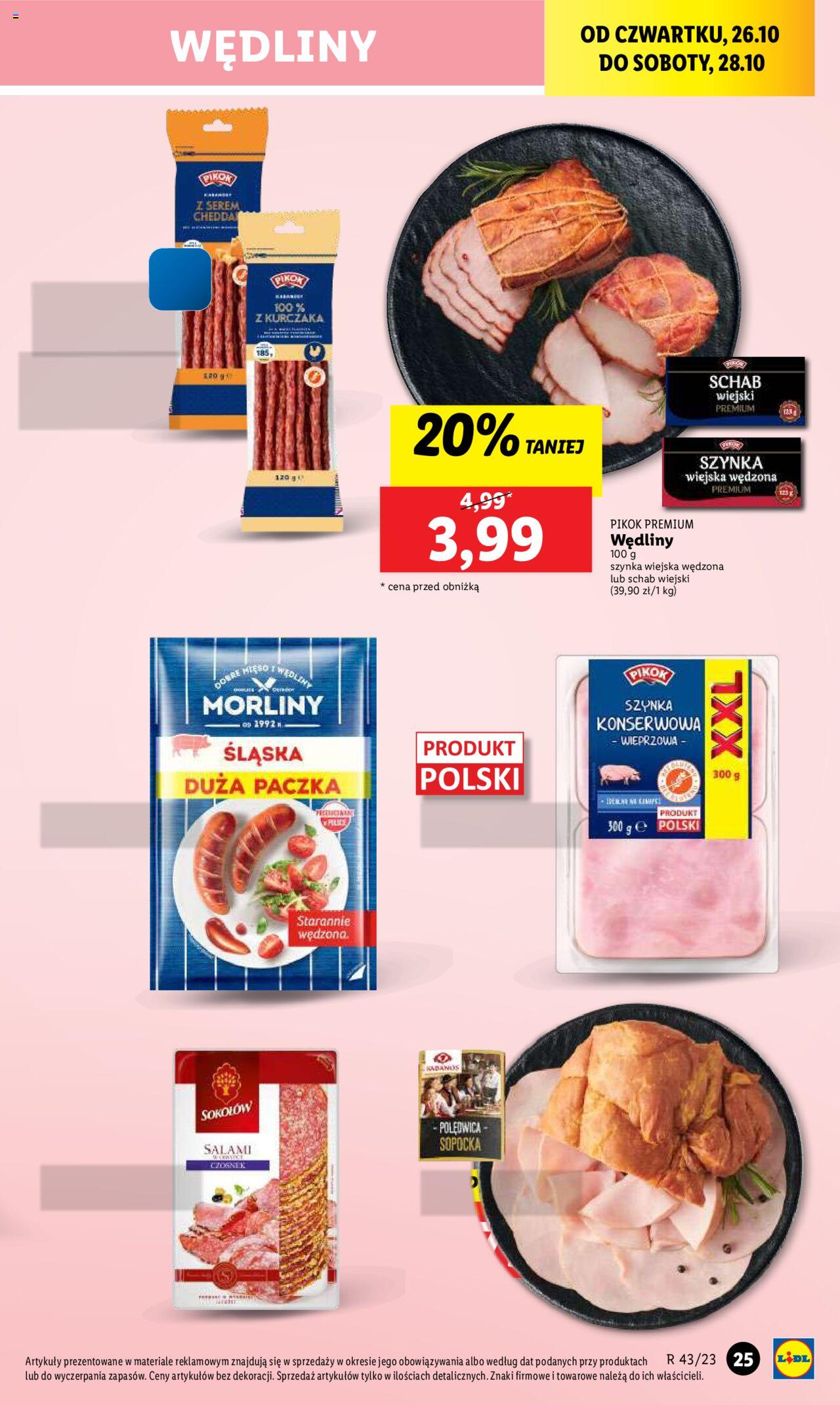LIDL gazetka ważna od 26.10.2023 do 28.10.2023 strona 39