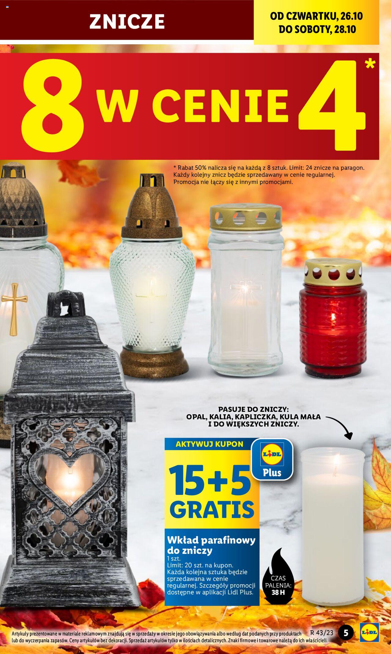 LIDL gazetka ważna od 26.10.2023 do 28.10.2023 strona 5