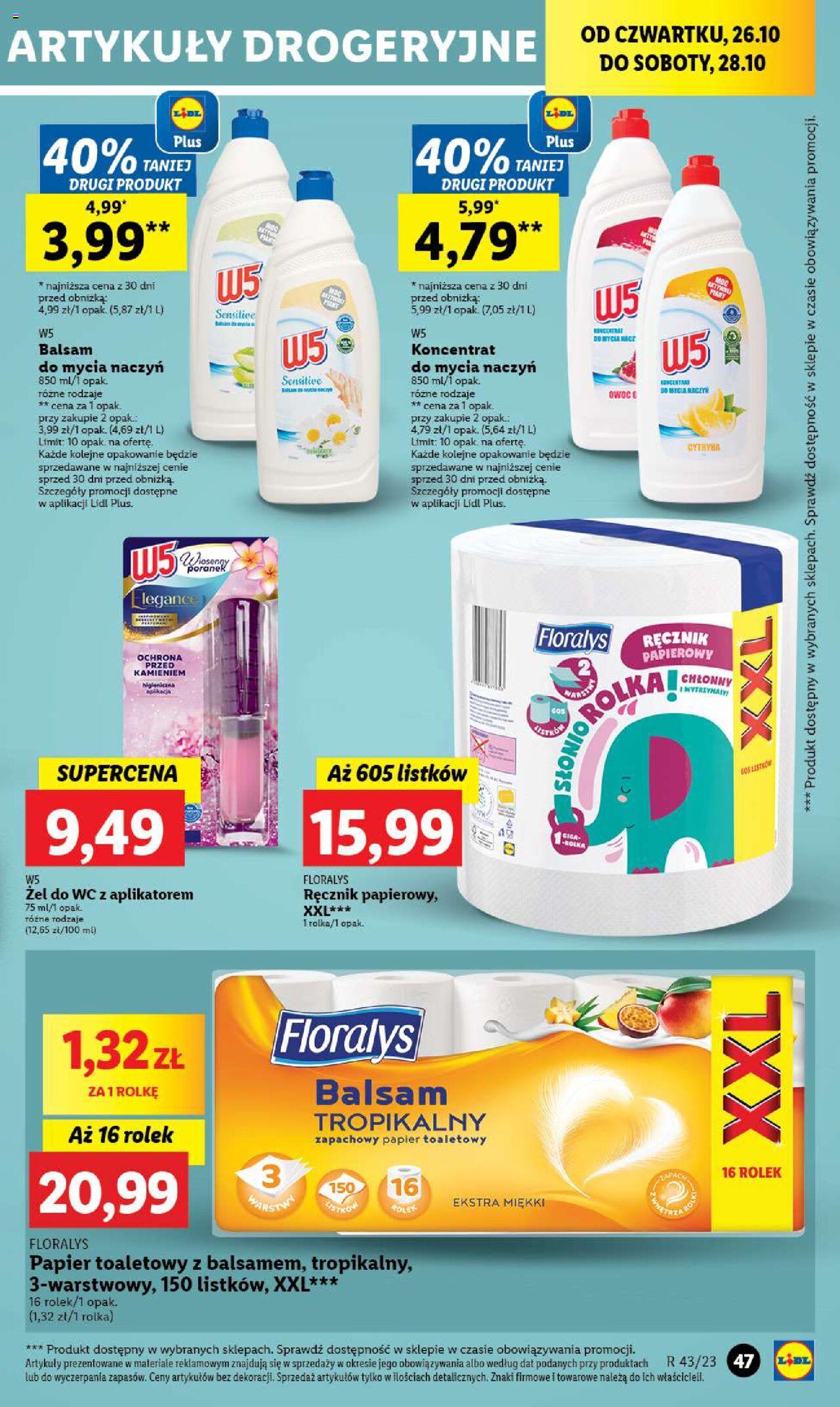 LIDL gazetka ważna od 26.10.2023 do 28.10.2023 strona 61