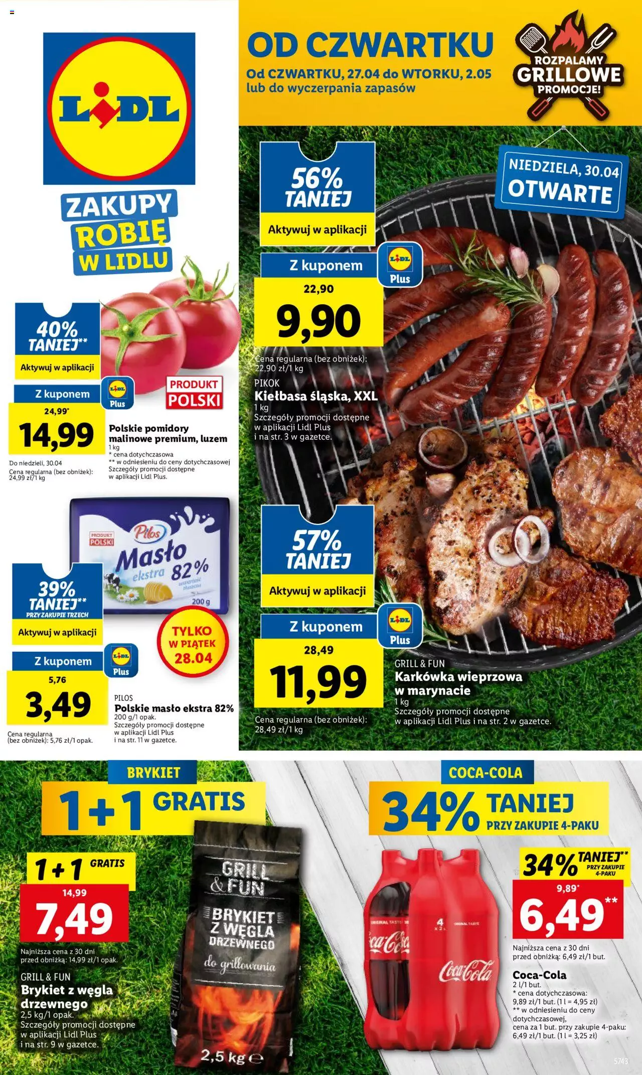 LIDL gazetka ważna od  27.04.2023 do 02.05.2023 strona 1